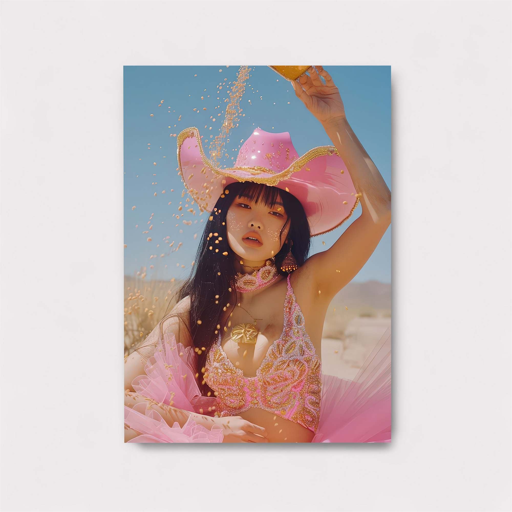 Cowgirl Whimsy Safe Wall Magnetic / M