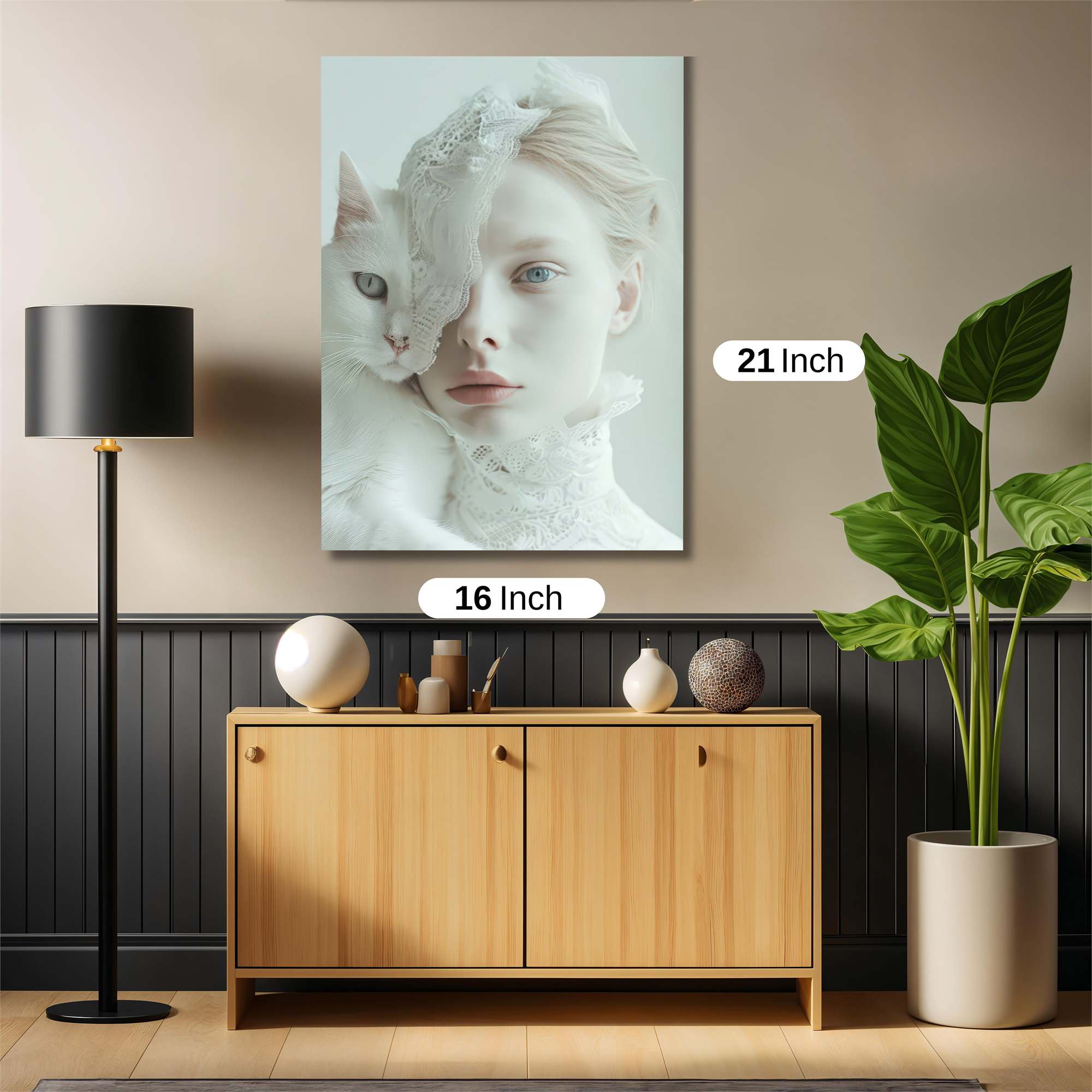 Cat Serenity Safe Wall Magnetic / M