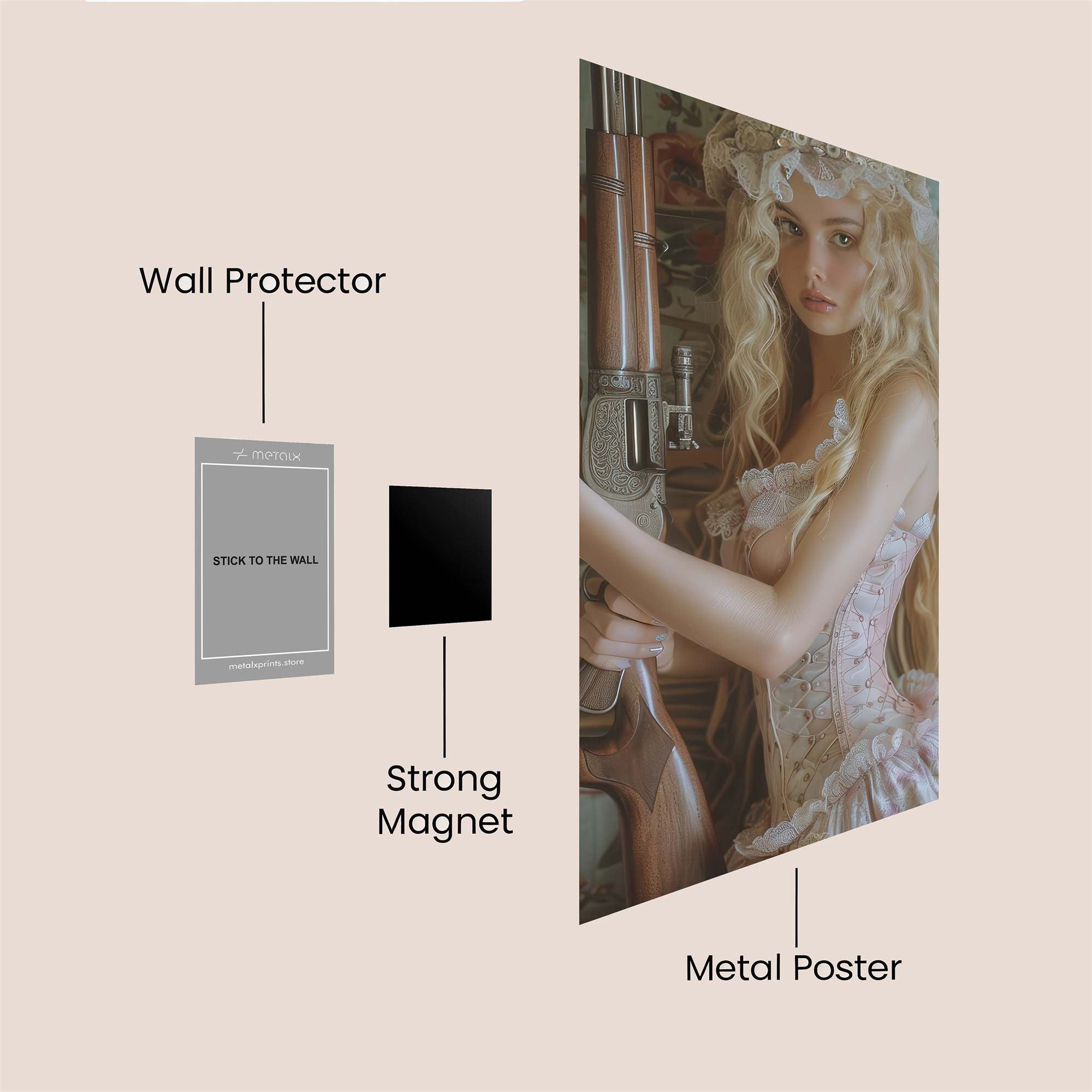 Princess Paradox Safe Wall Magnetic / M