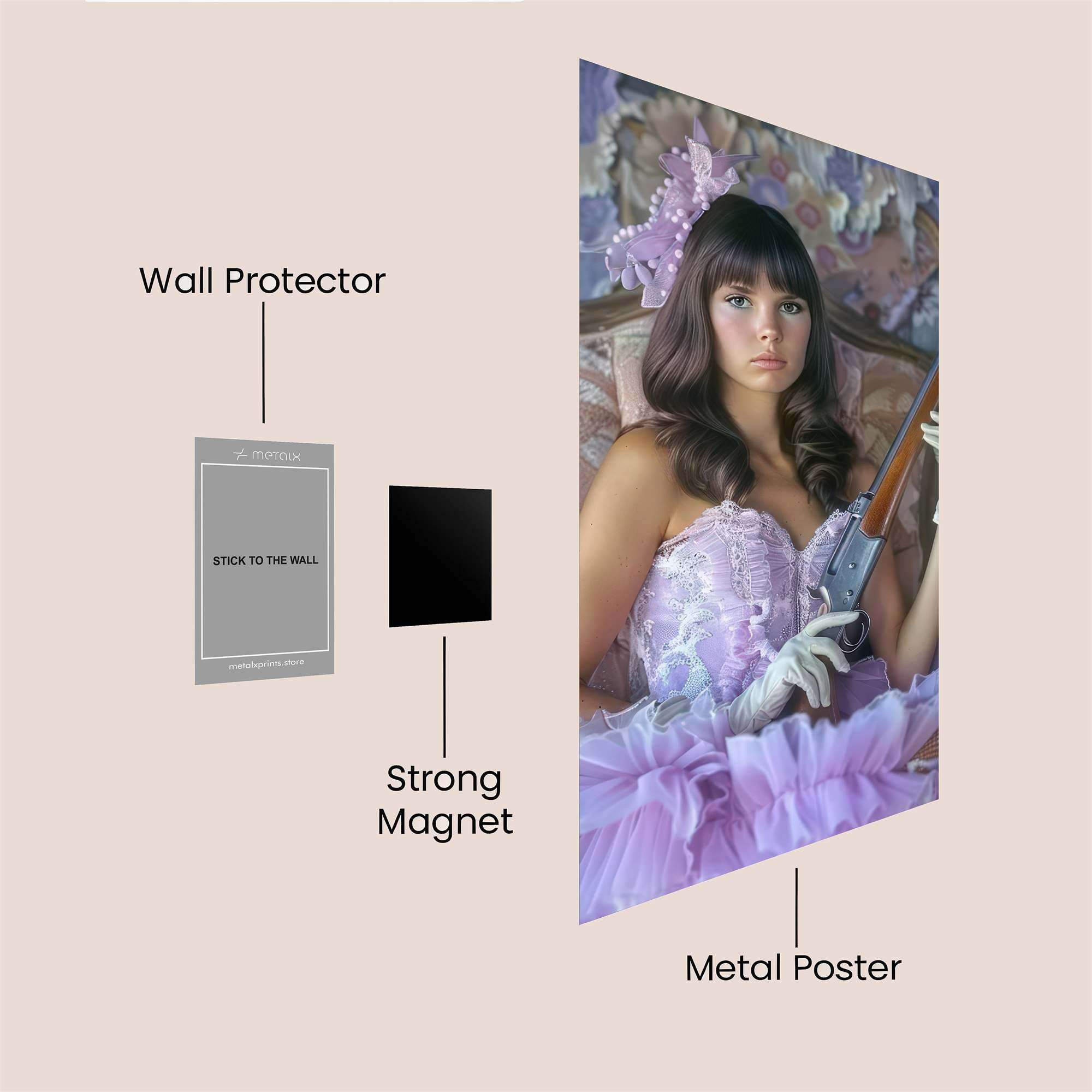 Princess Paradox Safe Wall Magnetic / M
