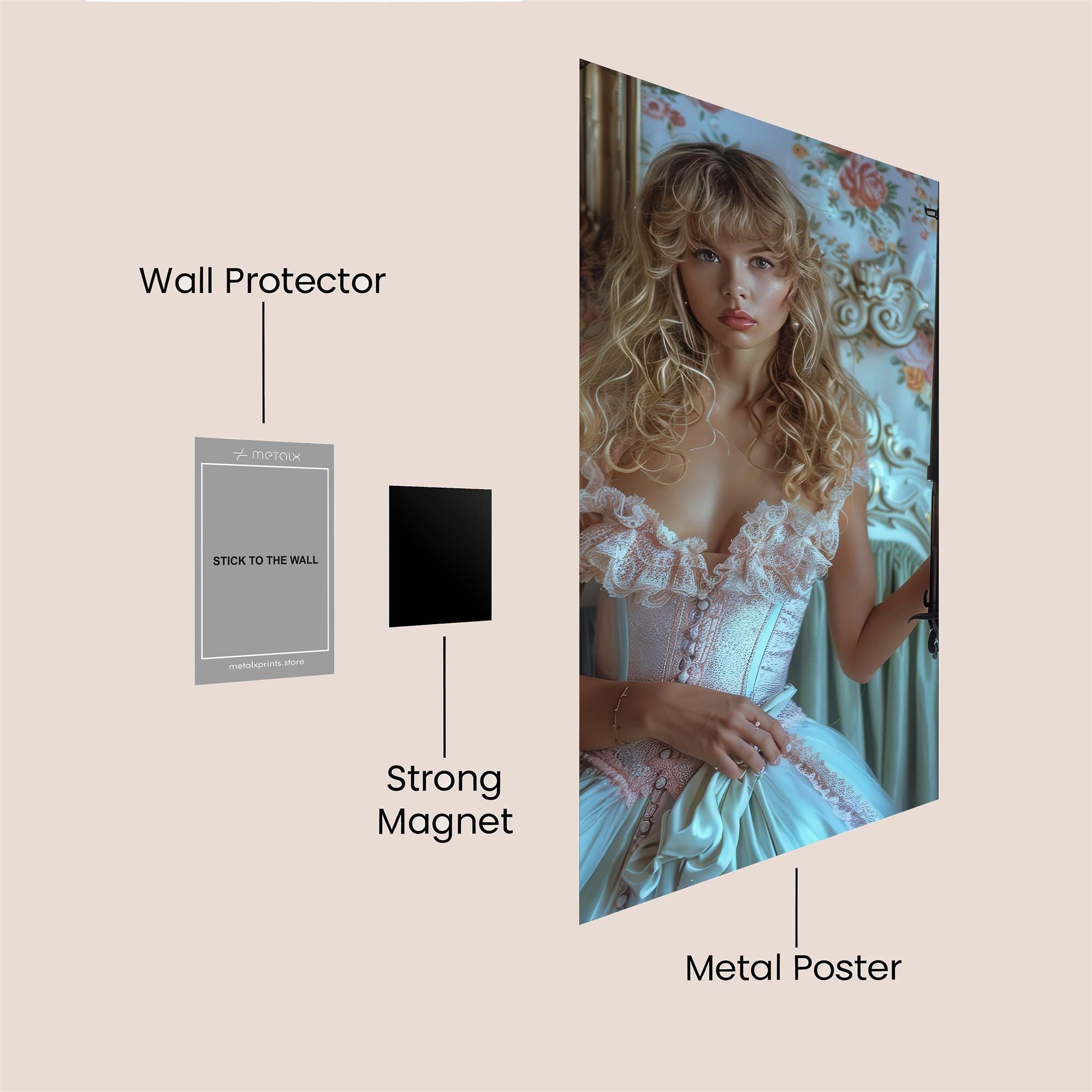 Blonde Rebellion Safe Wall Magnetic / M