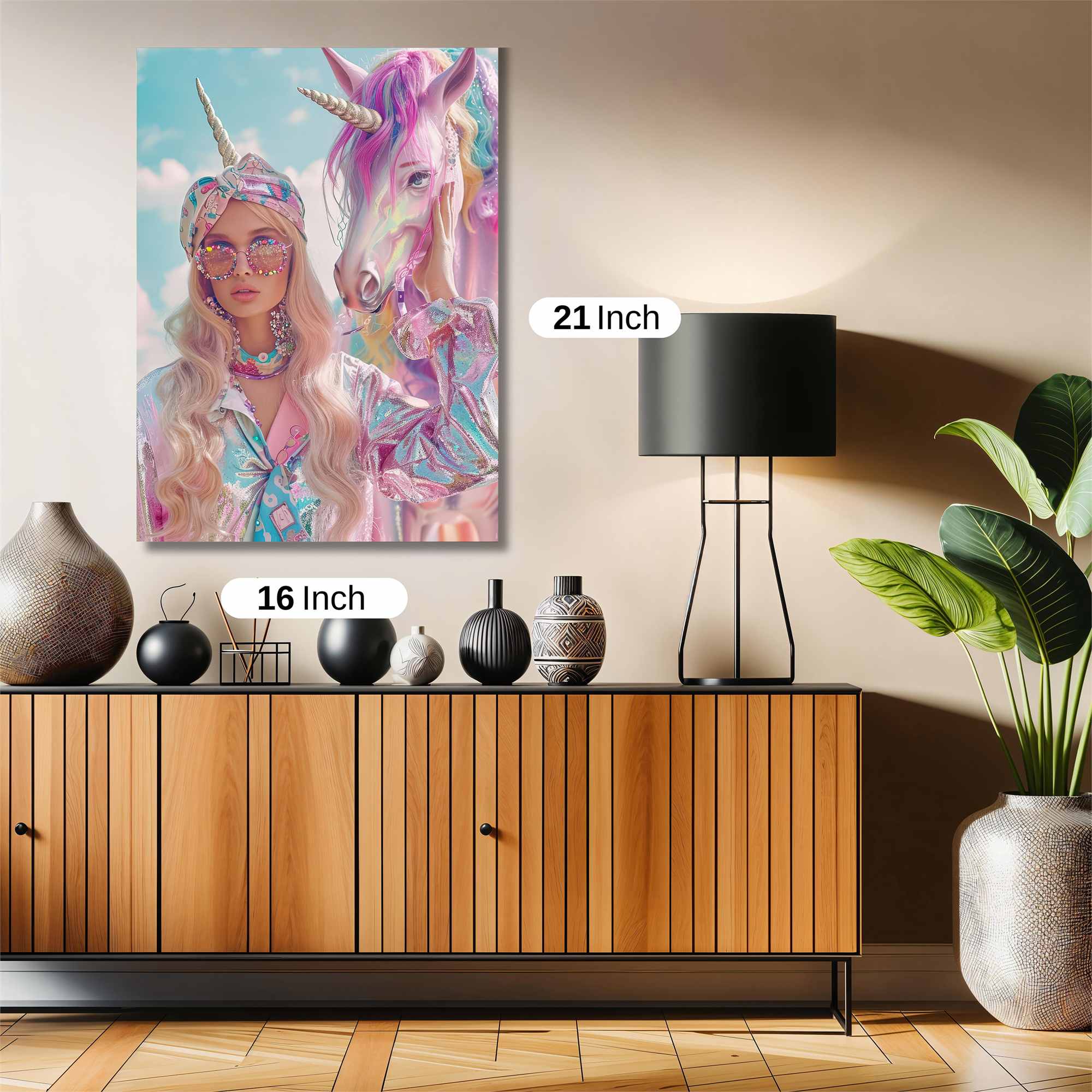 Unicorn Whimsy Safe Wall Magnetic / M