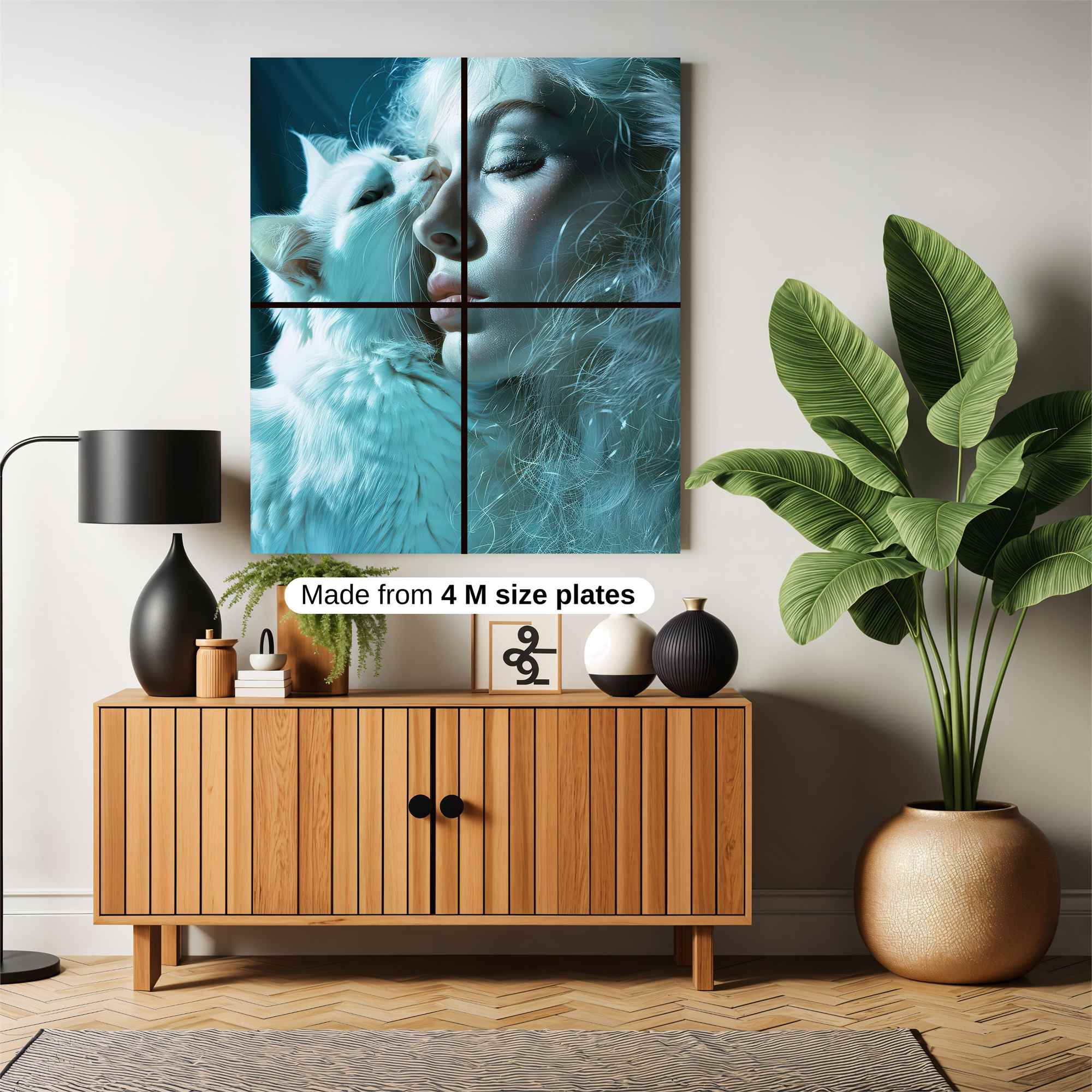 Cat Embrace Safe Wall Magnetic / M