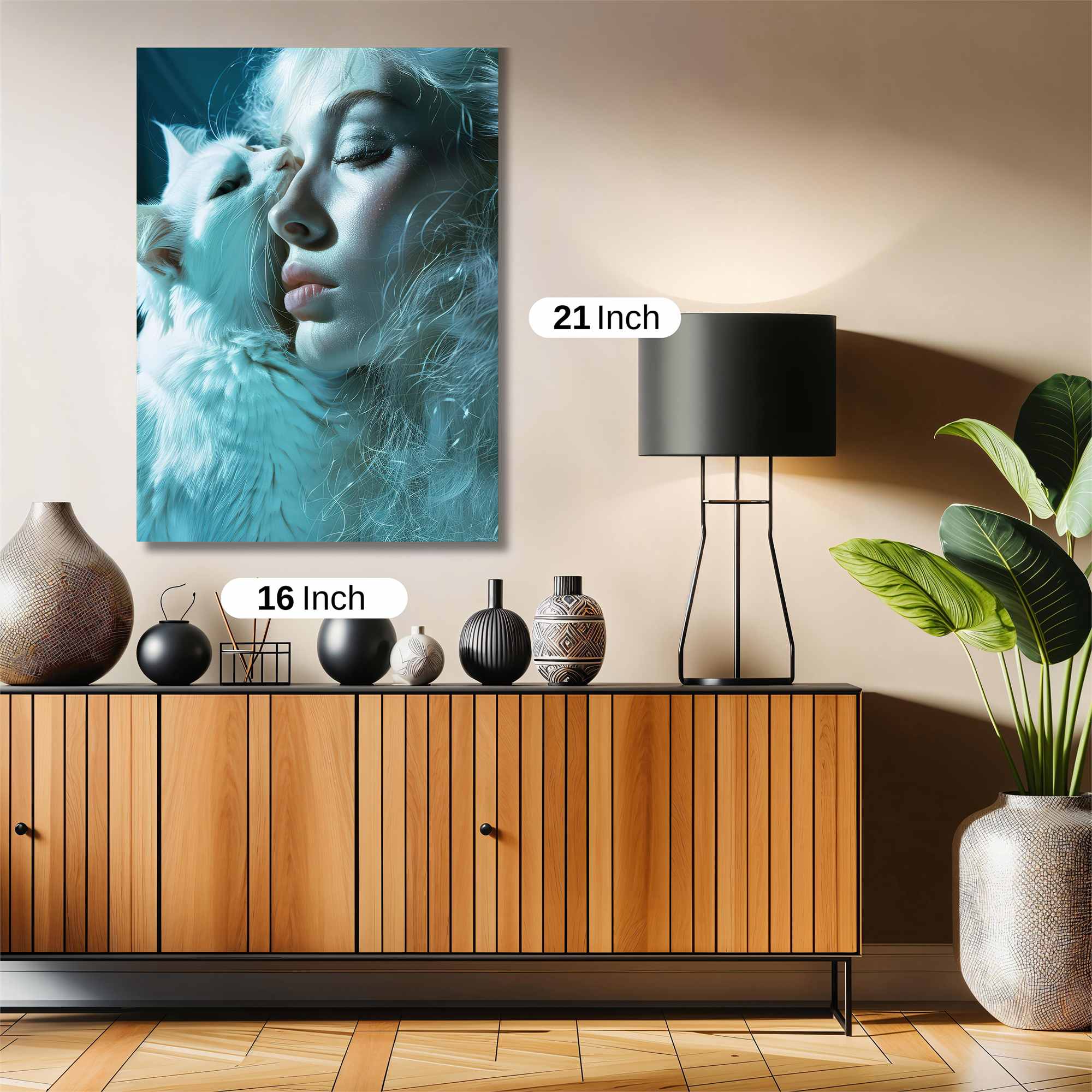 Cat Embrace Safe Wall Magnetic / M