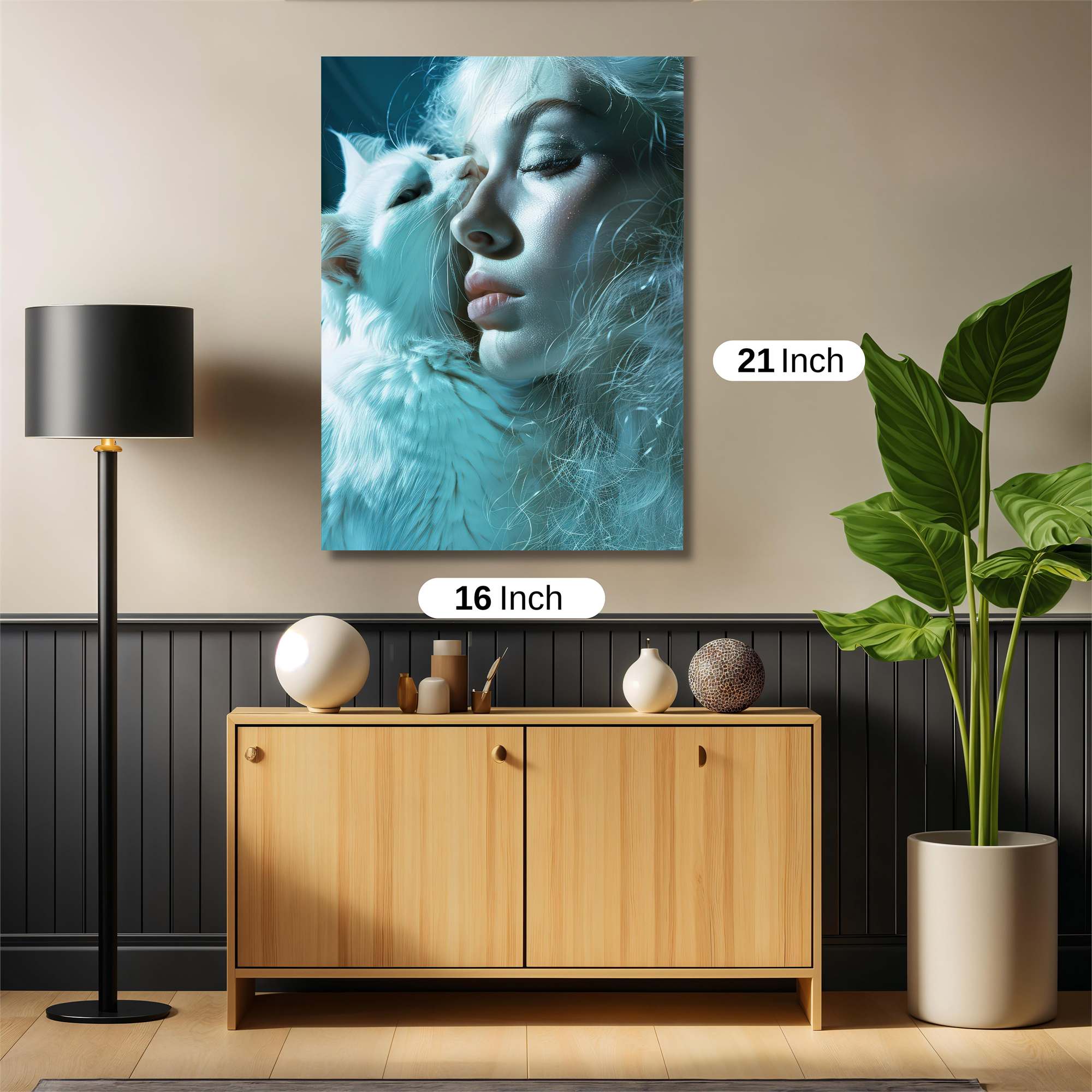 Cat Embrace Safe Wall Magnetic / M