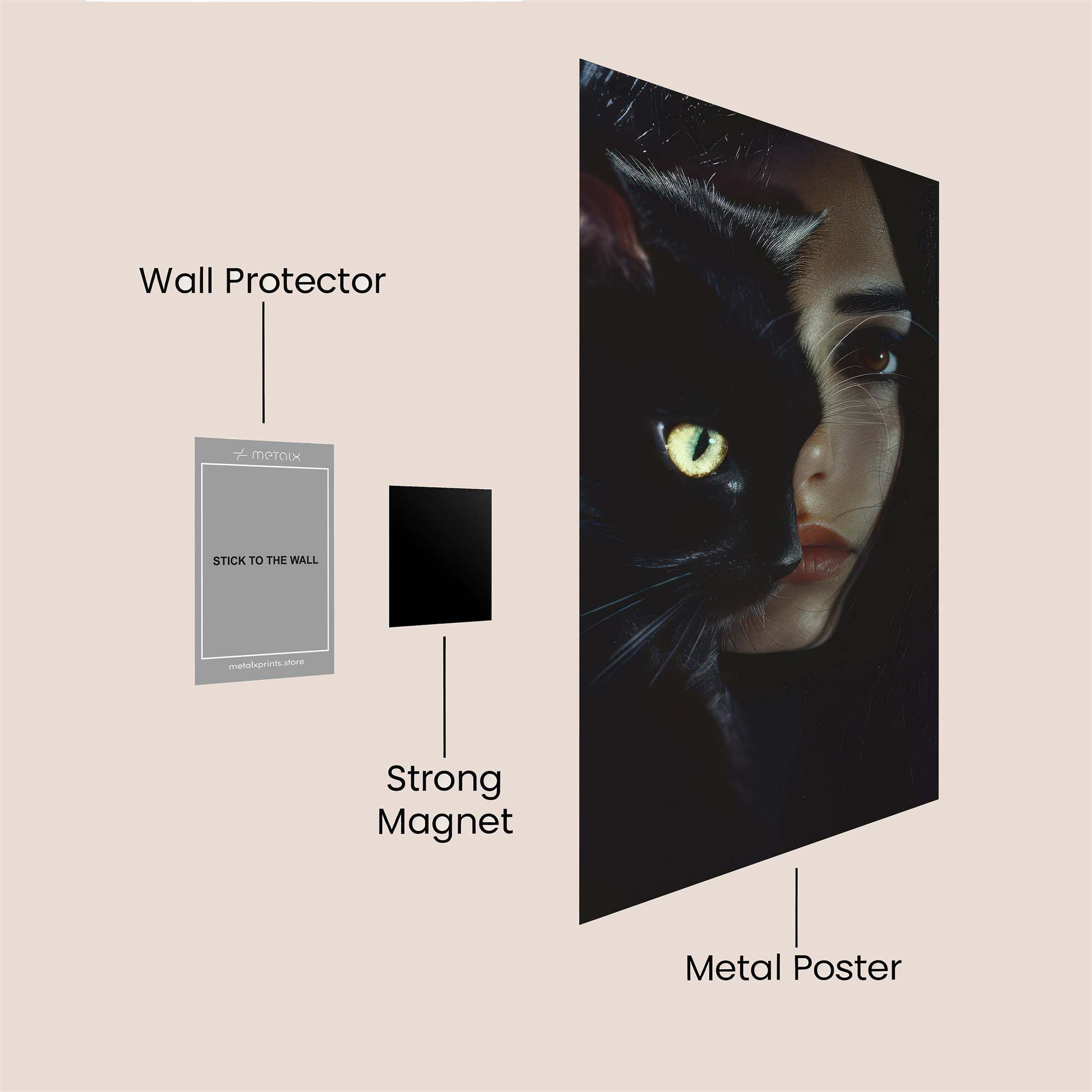 Midnight Whisper Safe Wall Magnetic / M