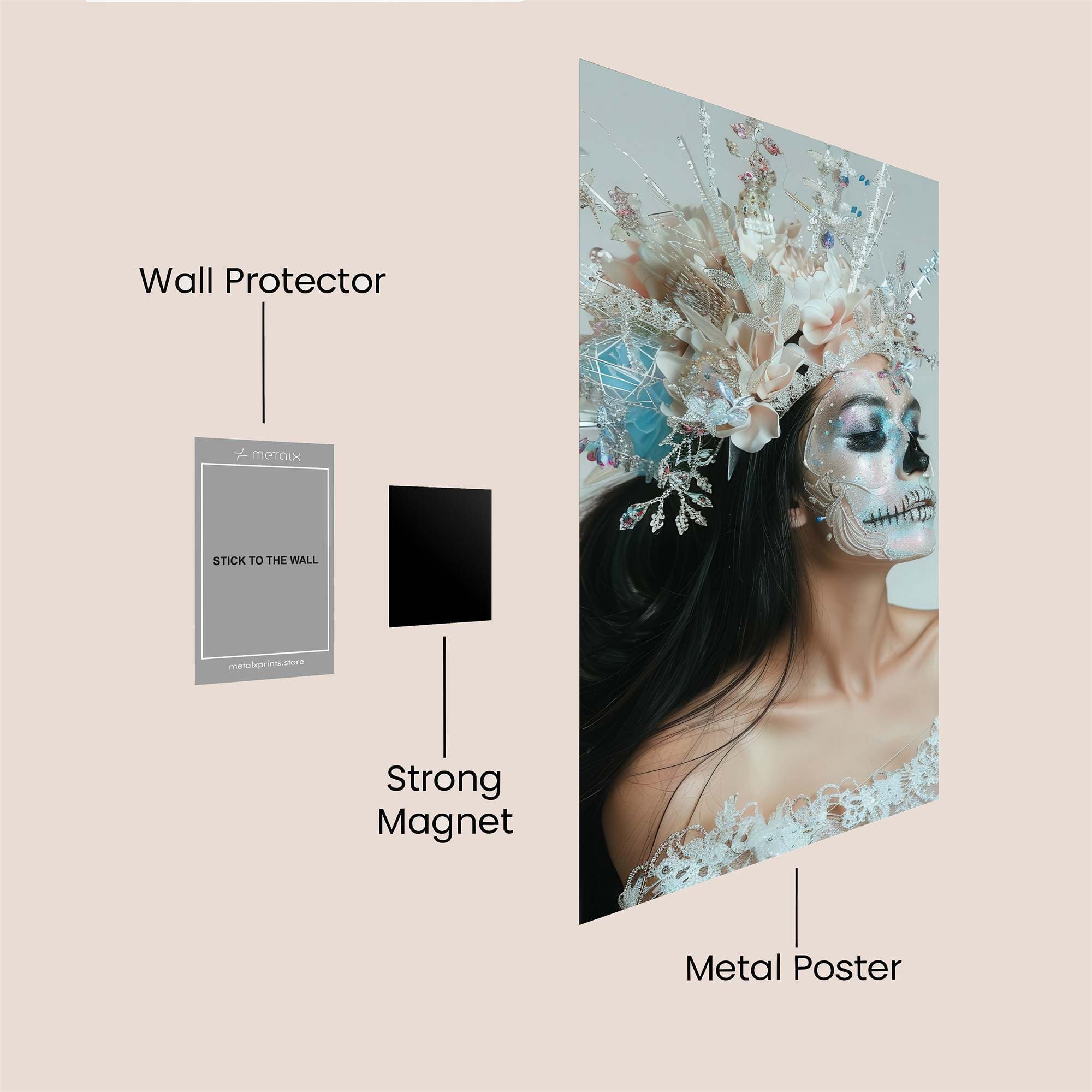 Frost Queen Safe Wall Magnetic / M