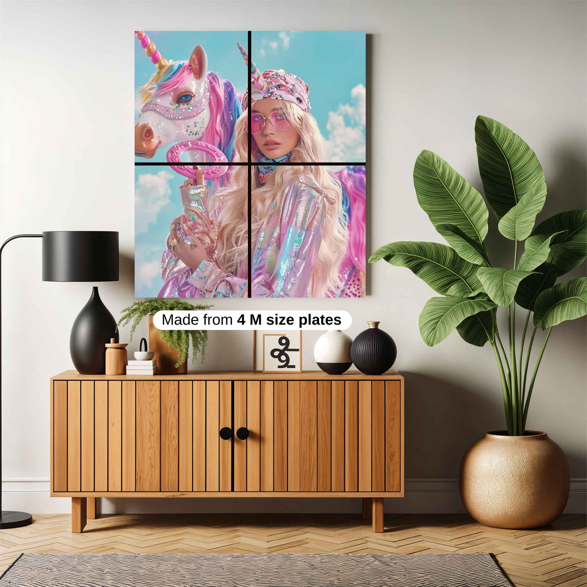 Unicorn Whimsy Safe Wall Magnetic / M