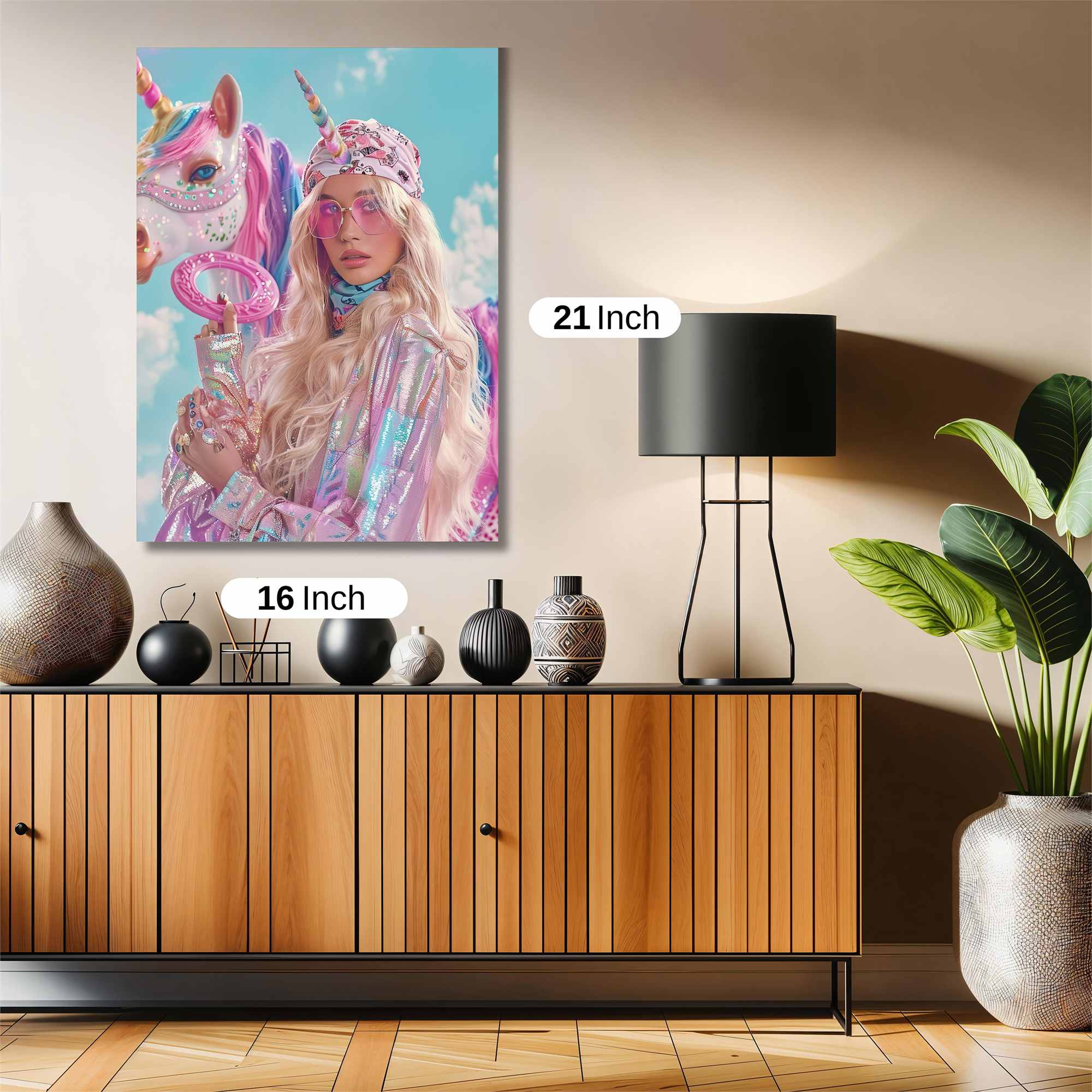 Unicorn Whimsy Safe Wall Magnetic / M