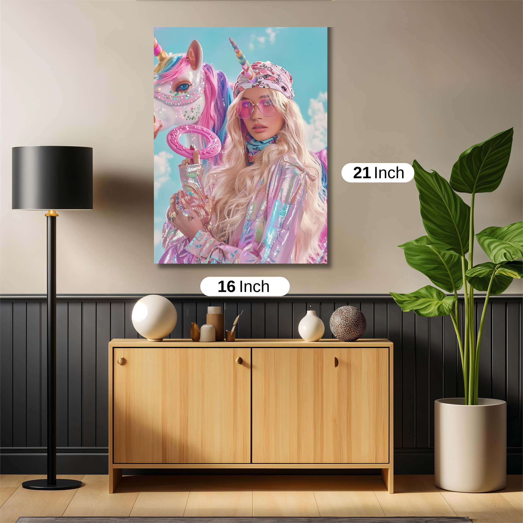 Unicorn Whimsy Safe Wall Magnetic / M