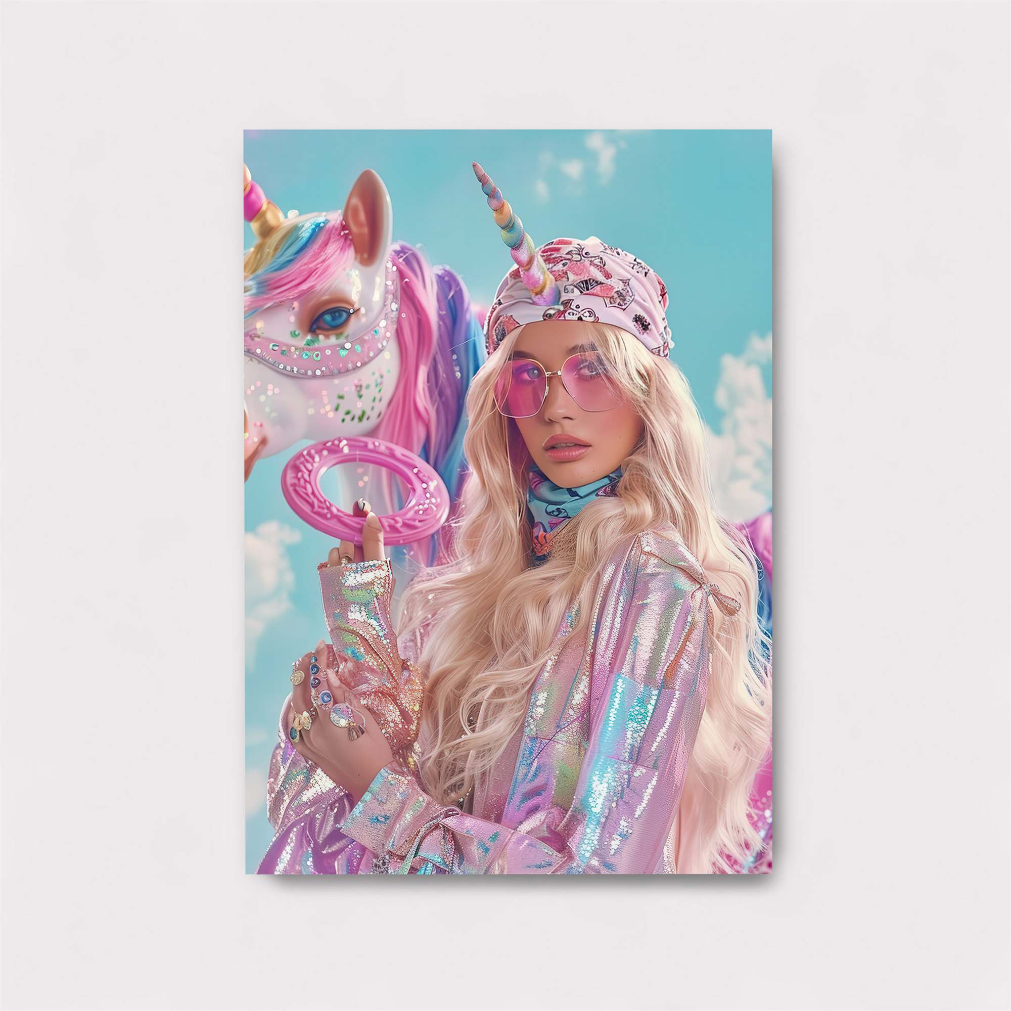 Unicorn Whimsy Safe Wall Magnetic / M