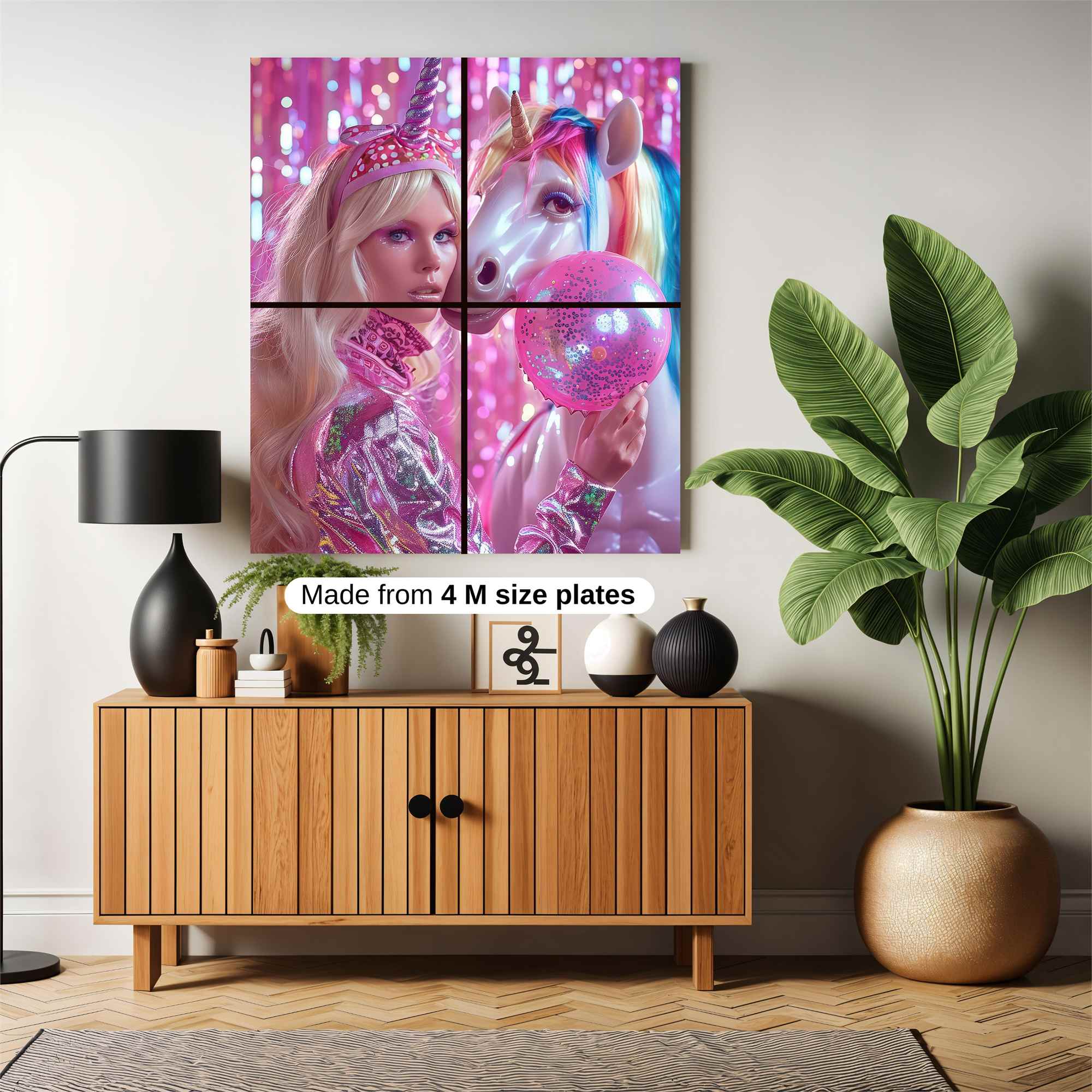 Unicorn Whimsy Safe Wall Magnetic / M