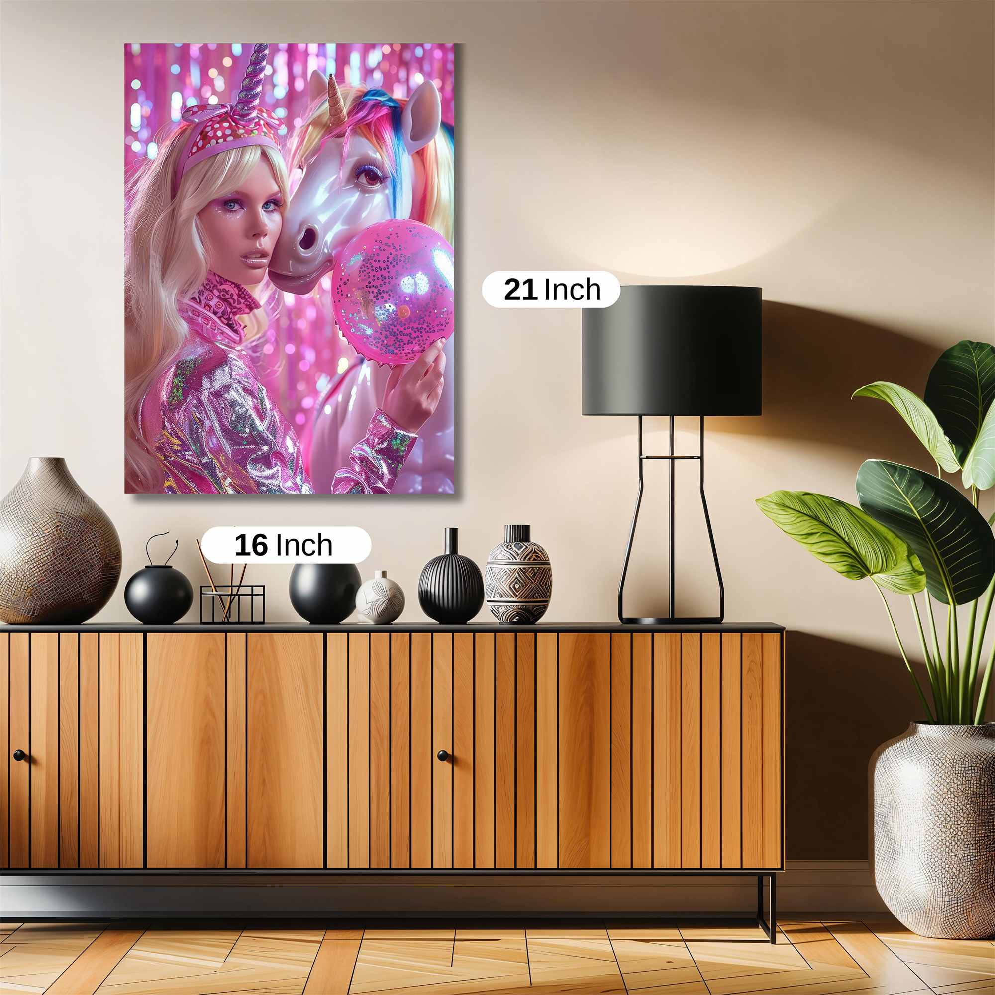 Unicorn Whimsy Safe Wall Magnetic / M