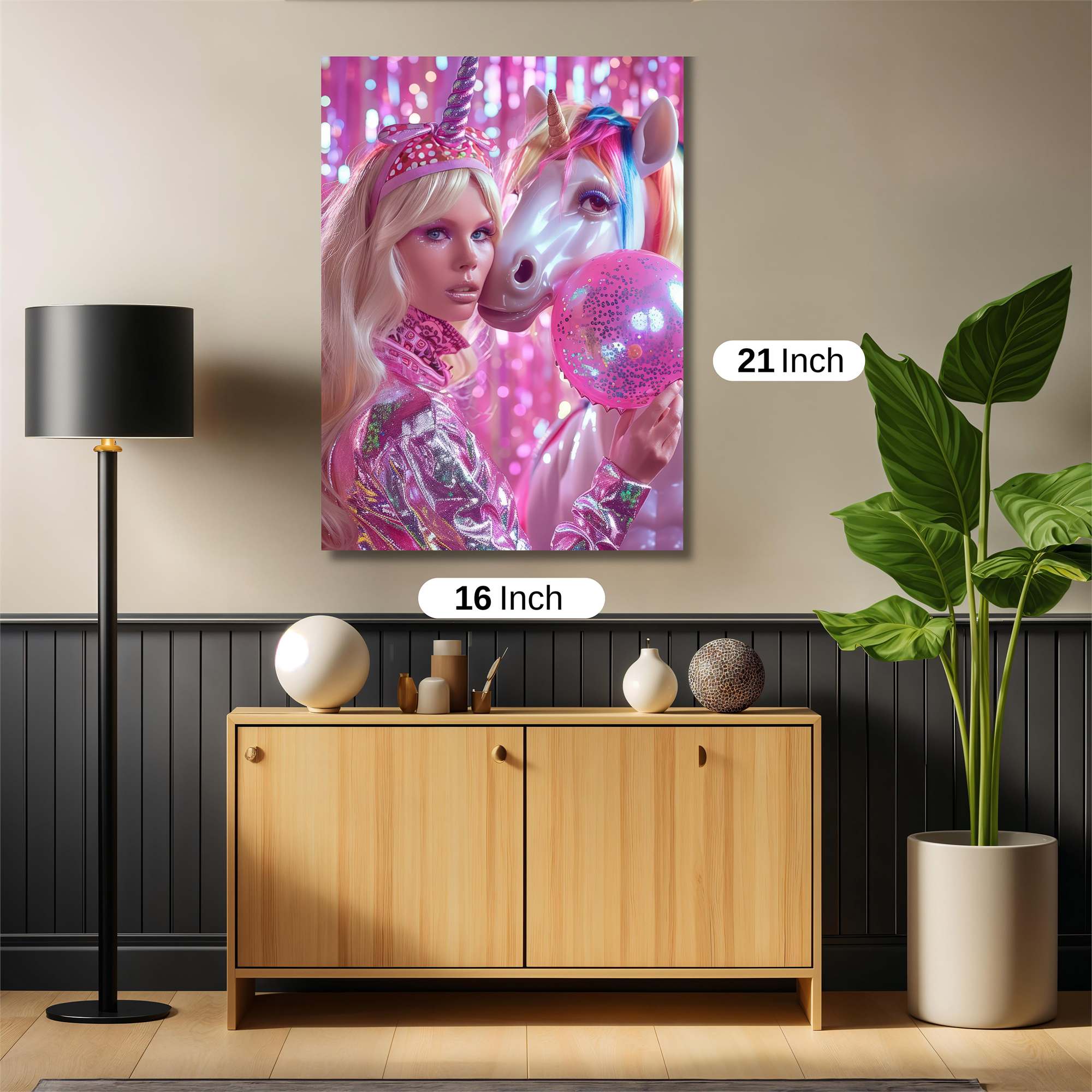 Unicorn Whimsy Safe Wall Magnetic / M