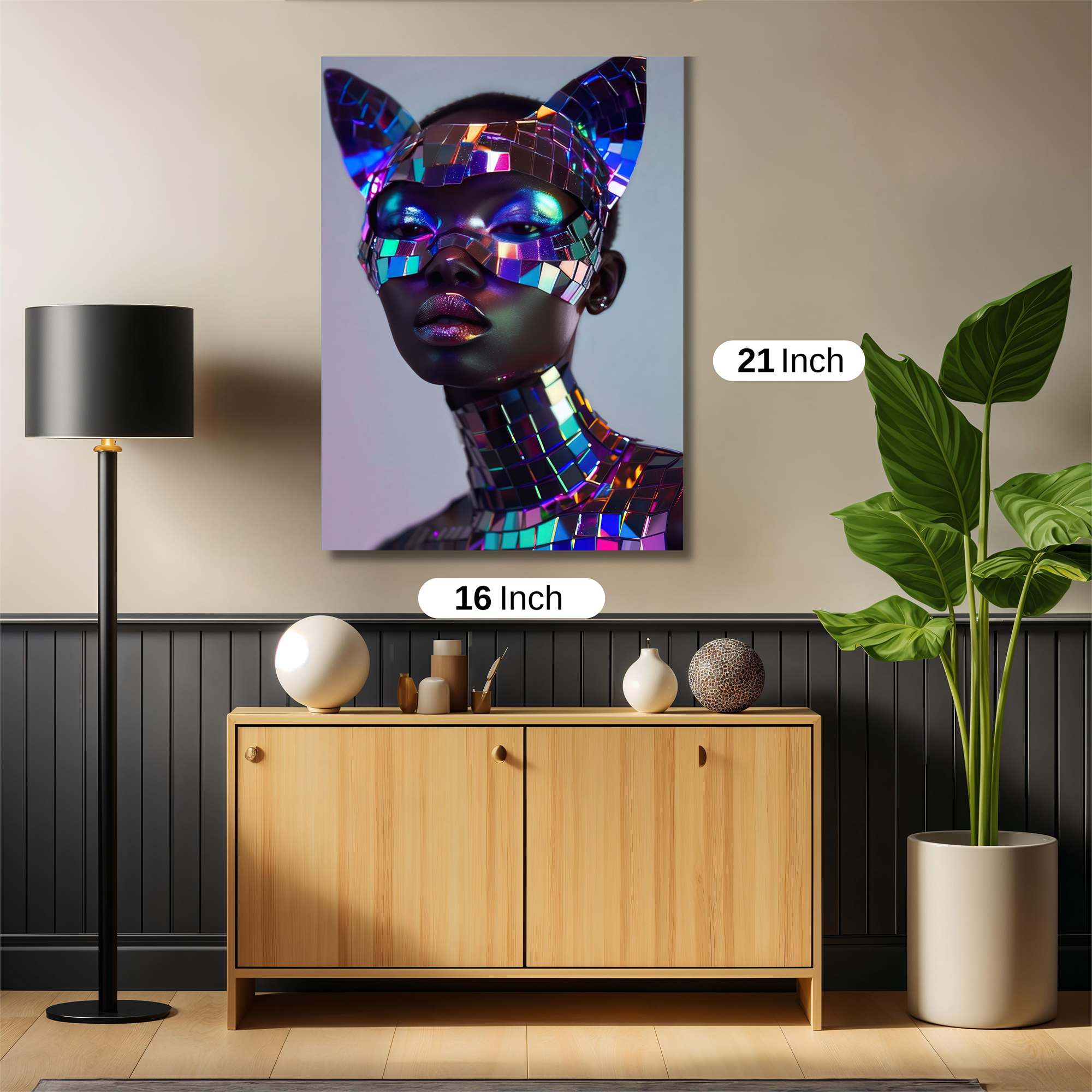 Mosaic Mystery Safe Wall Magnetic / M
