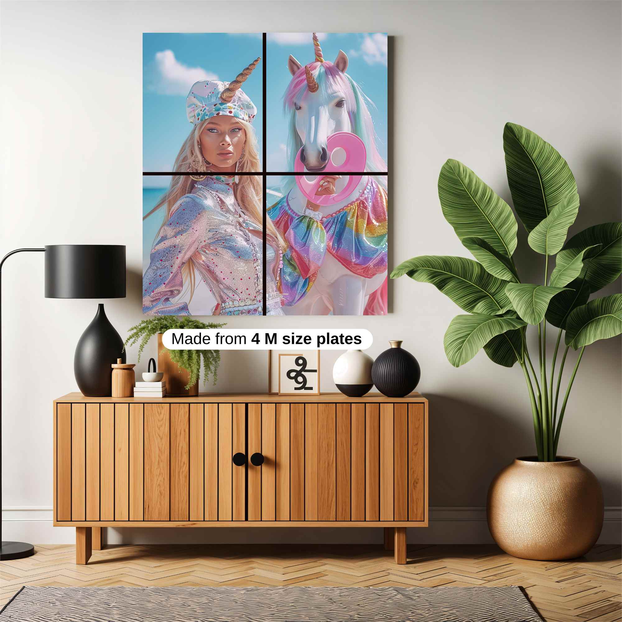 Unicorn Whimsy Safe Wall Magnetic / M