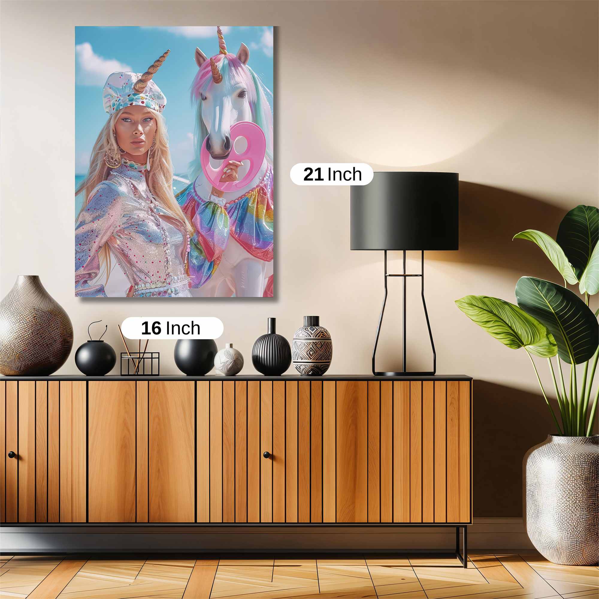 Unicorn Whimsy Safe Wall Magnetic / M