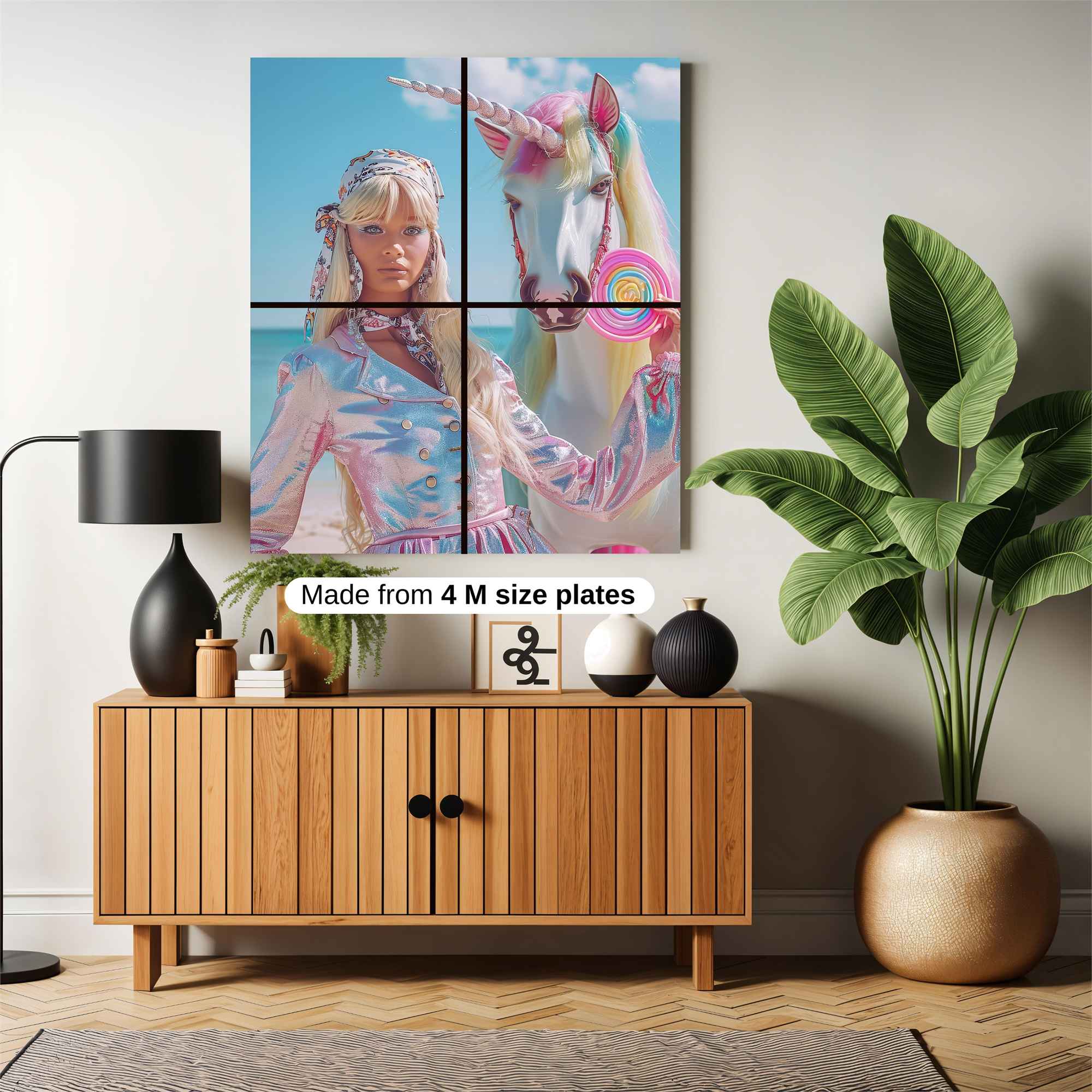 Unicorn Whimsy Safe Wall Magnetic / M