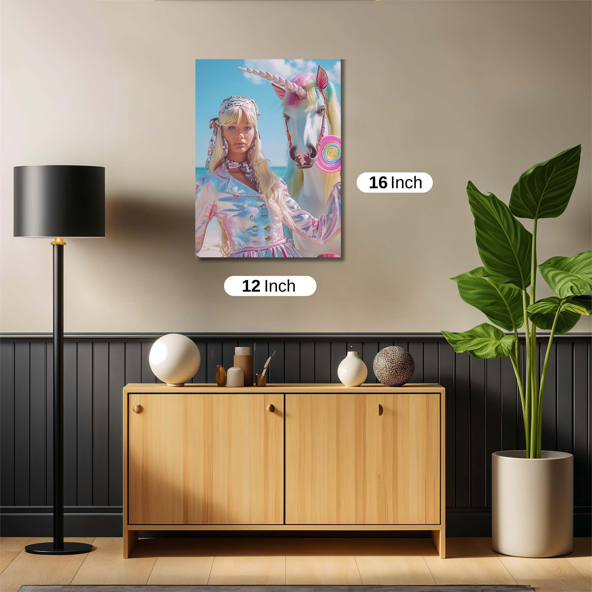 Unicorn Whimsy Safe Wall Magnetic / M