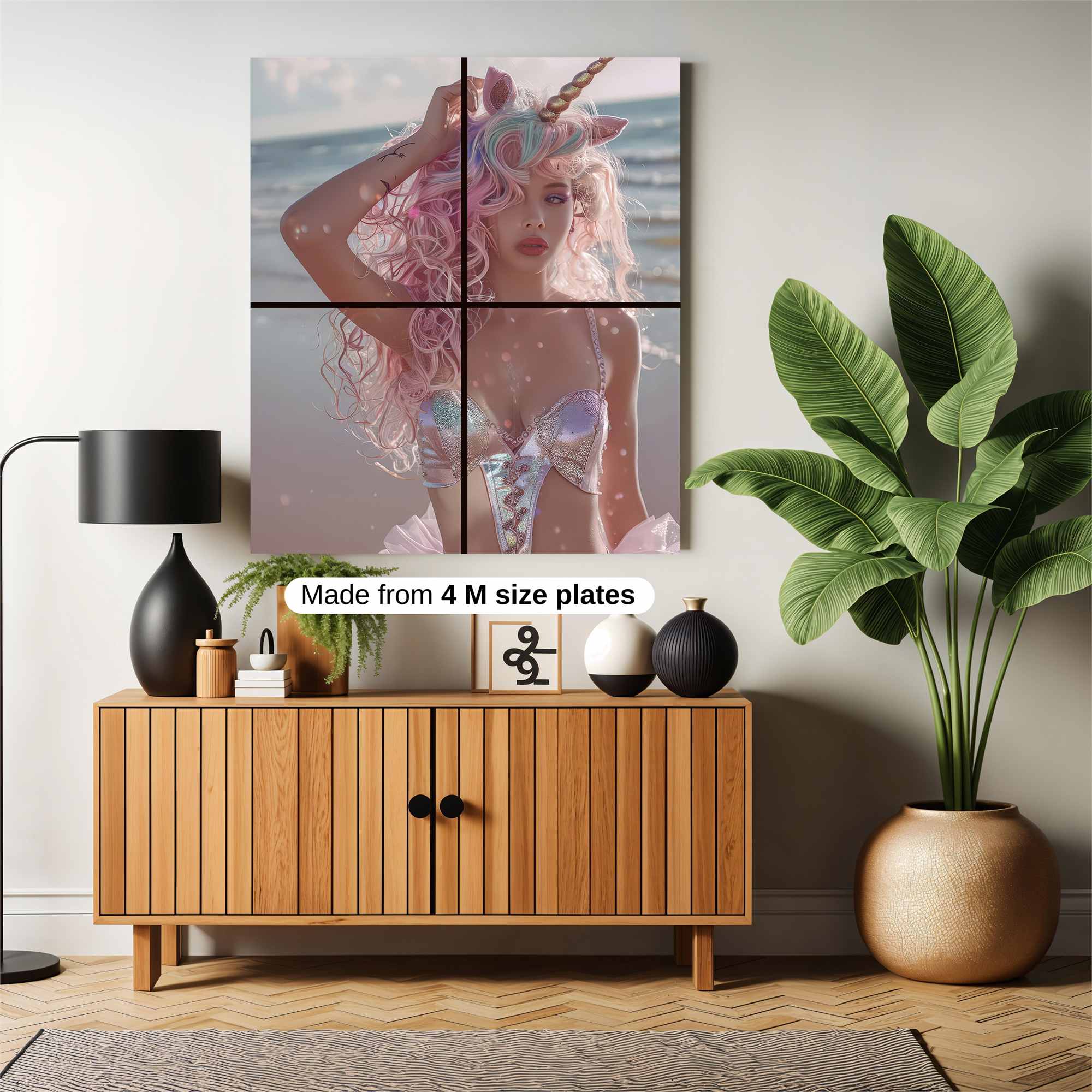 Unicorn Whimsy Safe Wall Magnetic / M