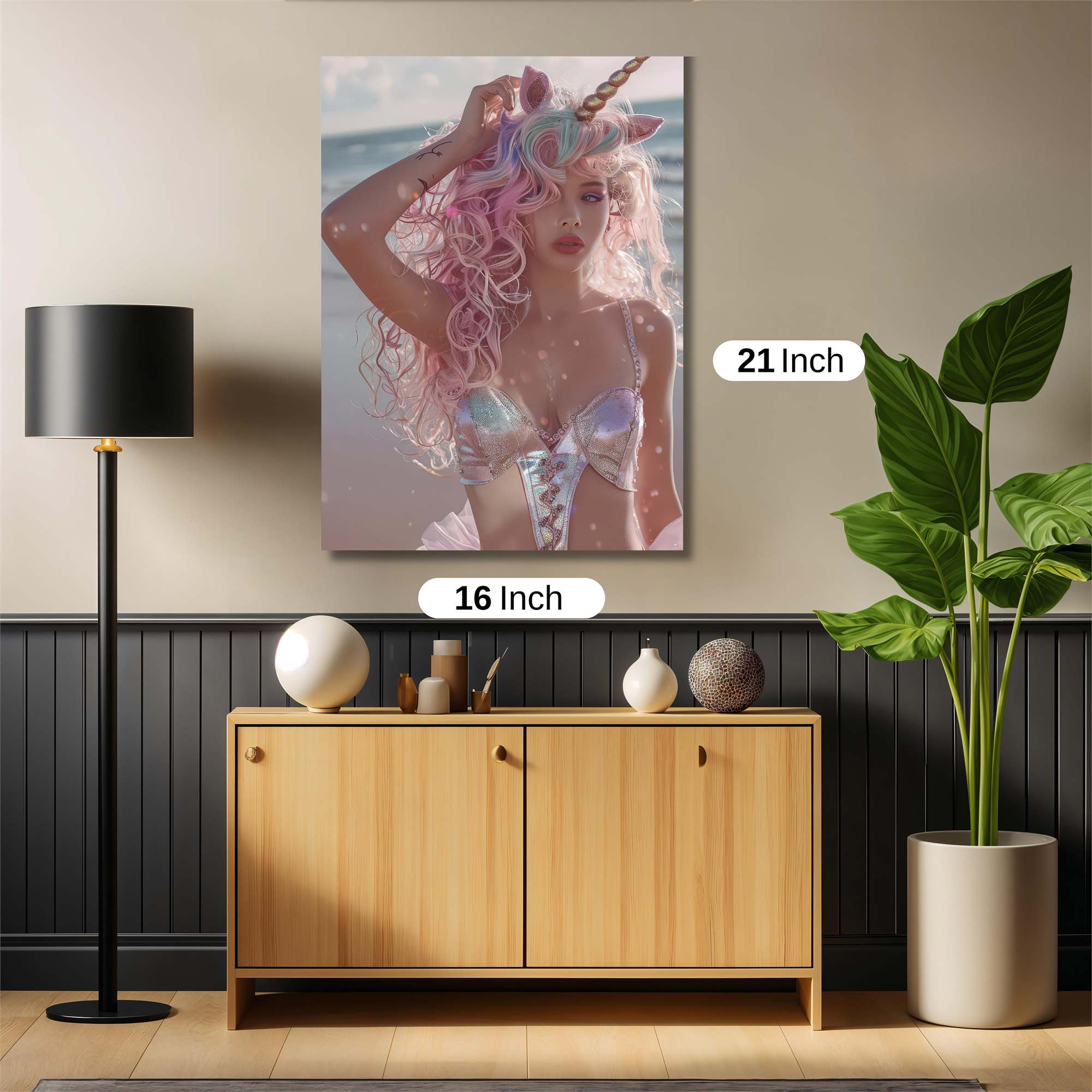 Unicorn Whimsy Safe Wall Magnetic / M