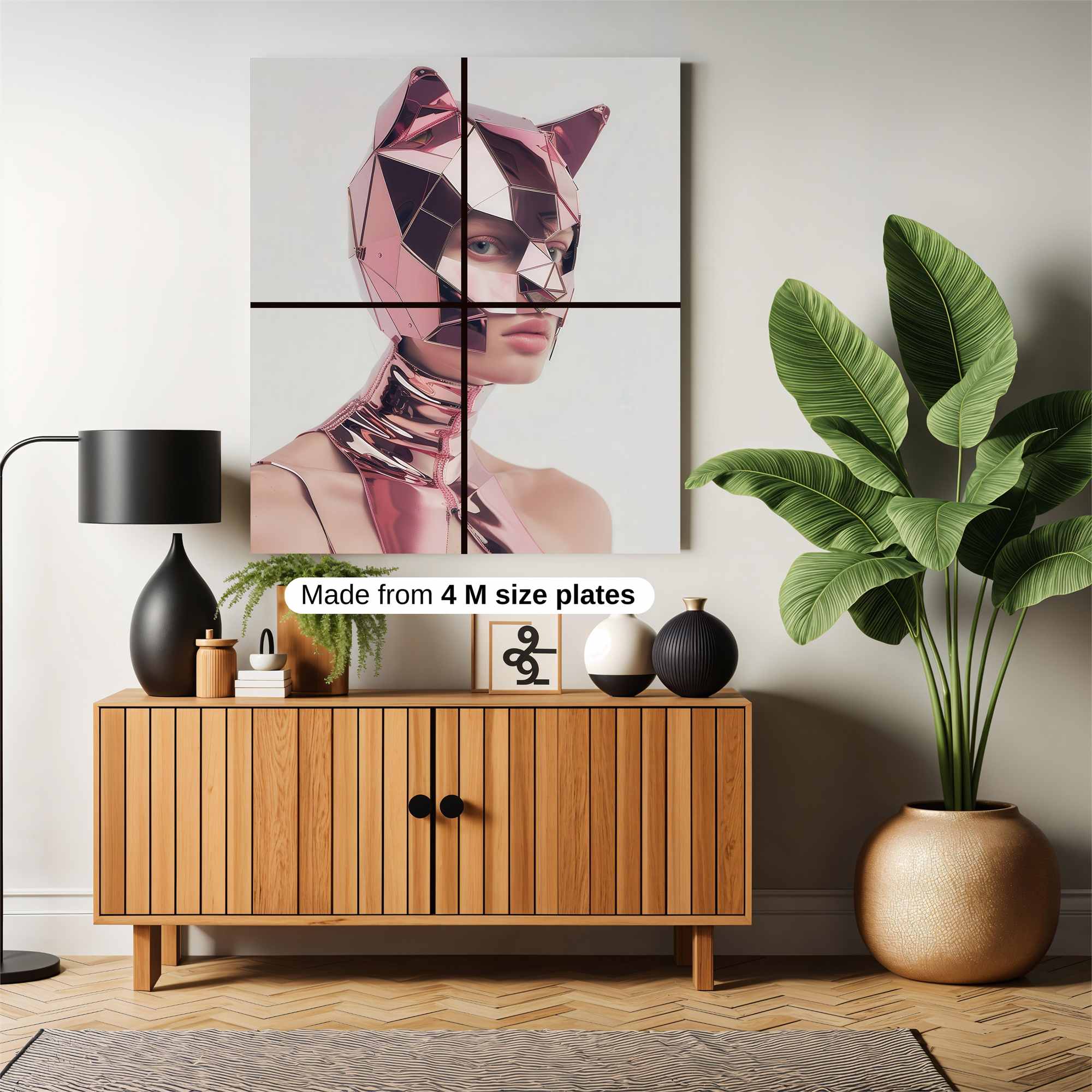 Feline Futurism Safe Wall Magnetic / M