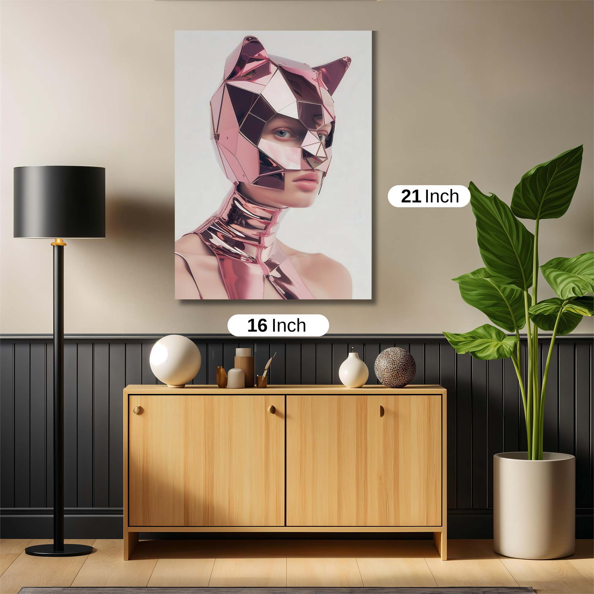 Feline Futurism Safe Wall Magnetic / M
