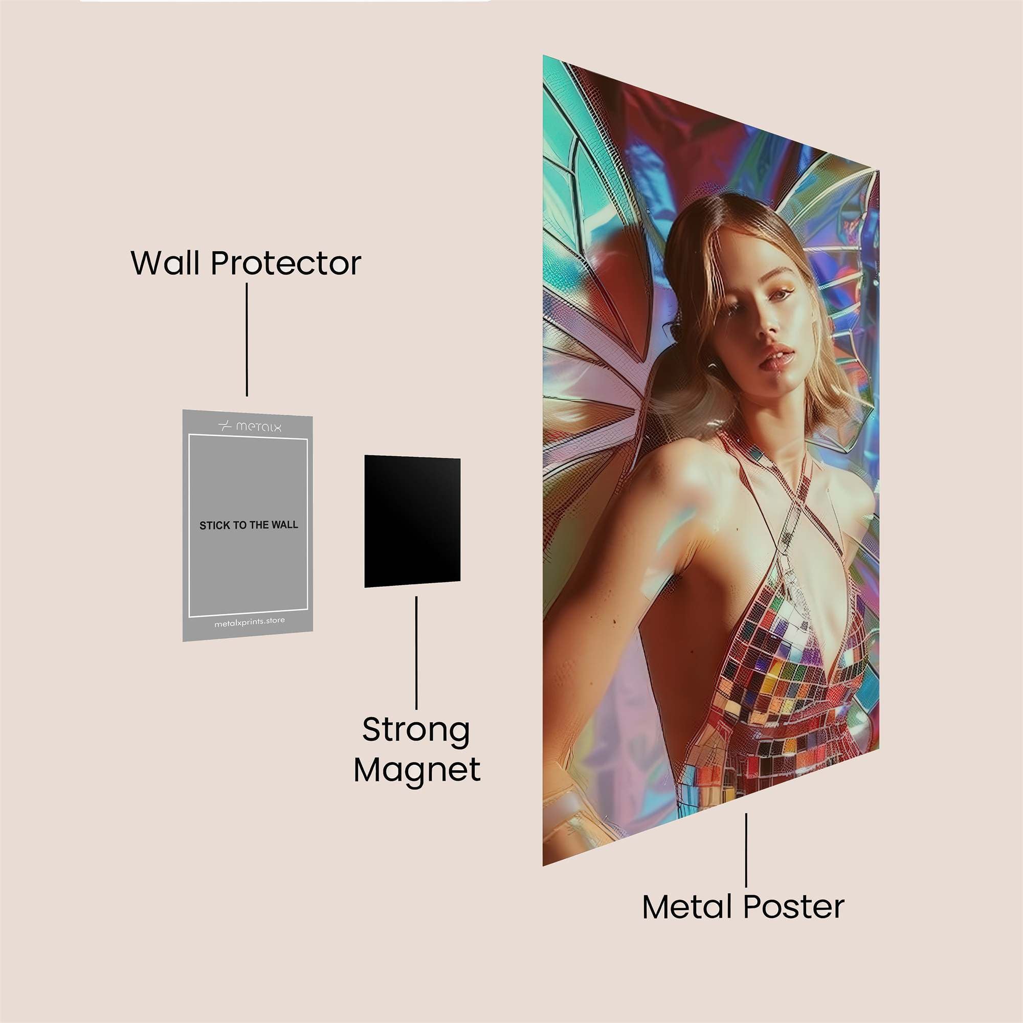 Fairy Enchantment Safe Wall Magnetic / M