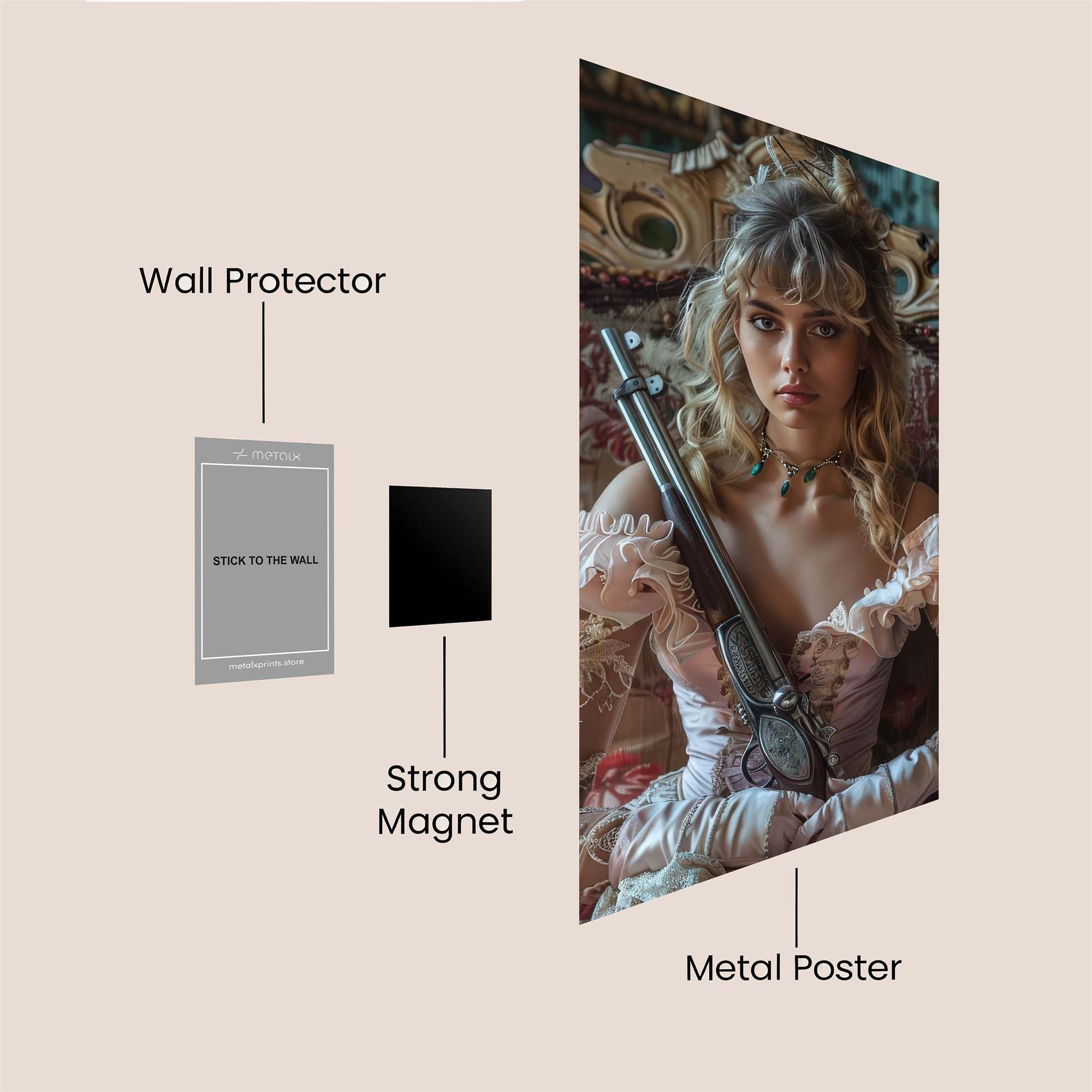 Duchess Defiant Safe Wall Magnetic / M