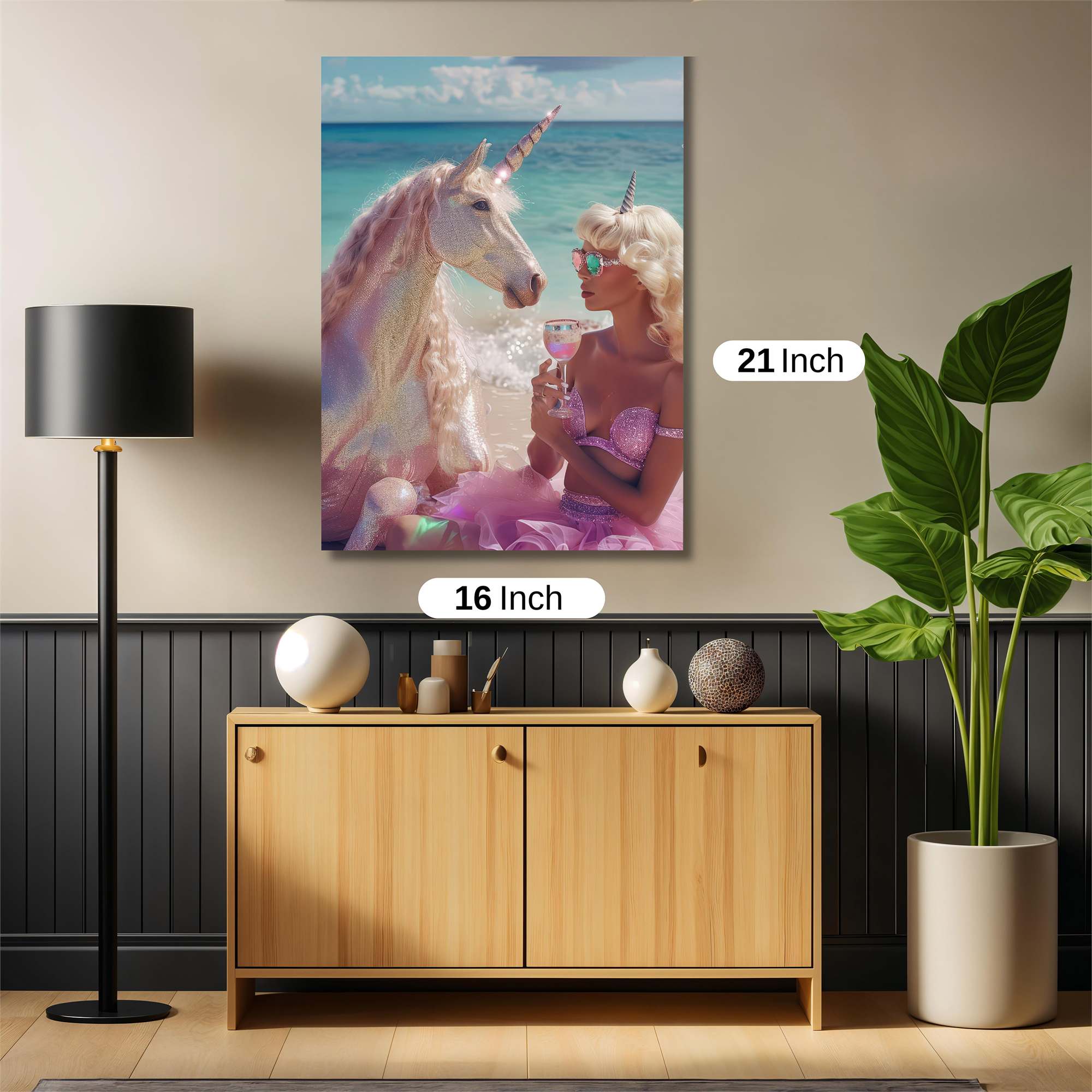 Unicorn Bliss Safe Wall Magnetic / M