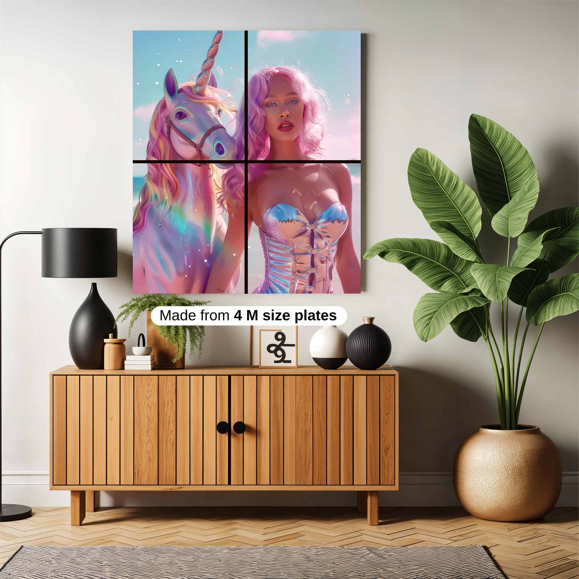 UnicornWhimsy Safe Wall Magnetic / M