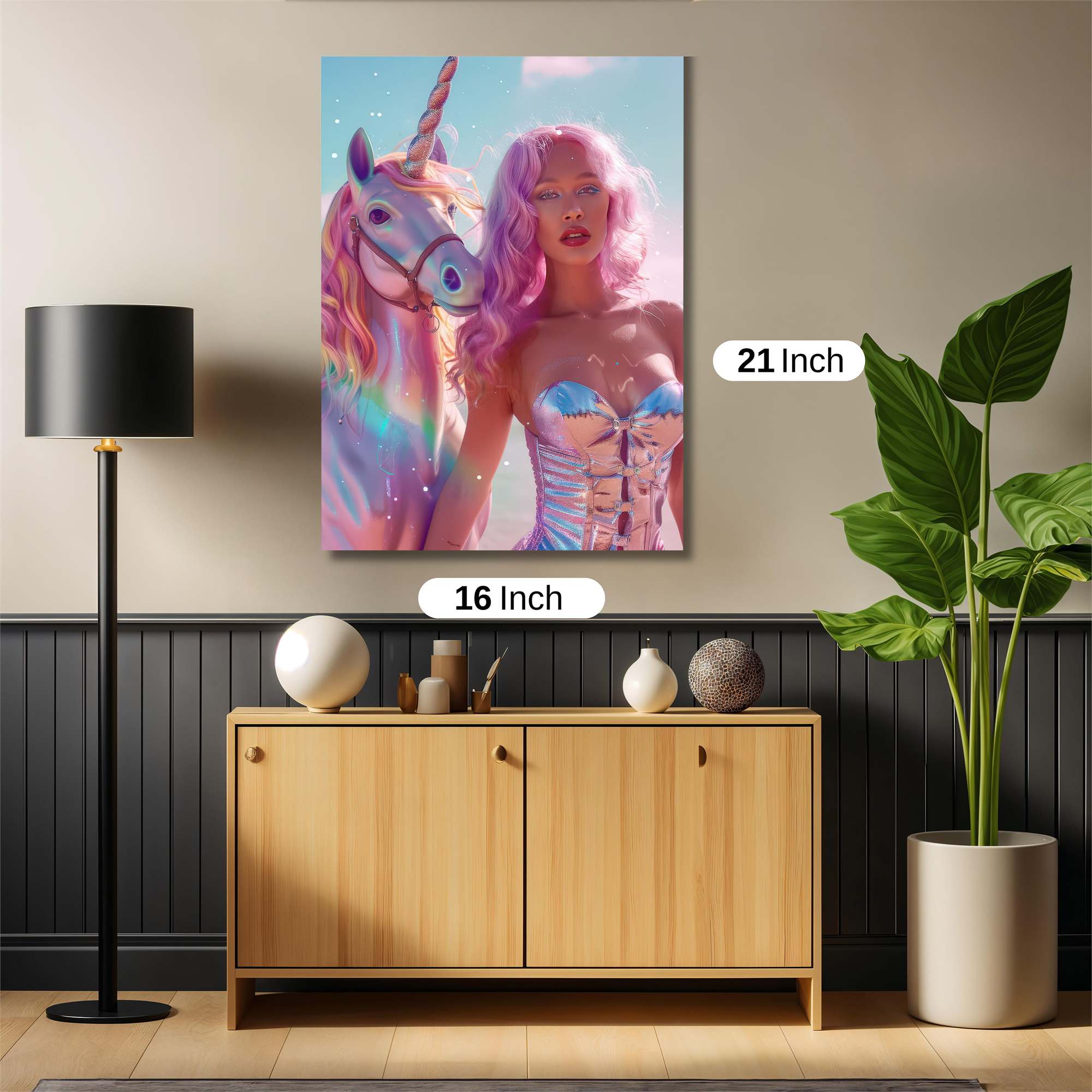UnicornWhimsy Safe Wall Magnetic / M