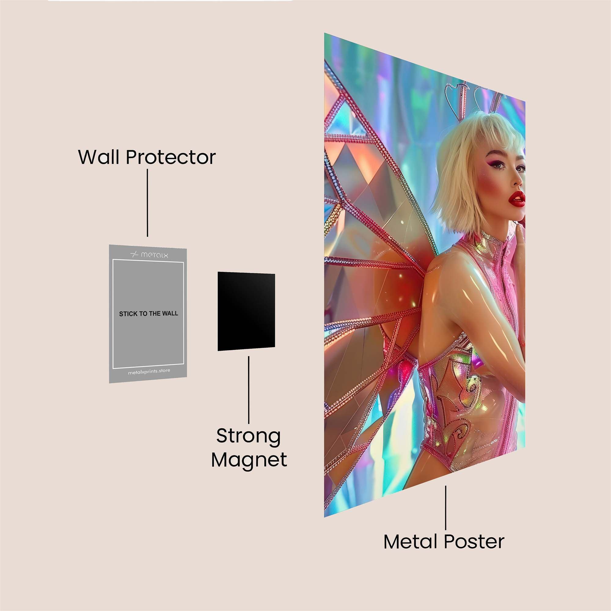 Fairy Enchantment Safe Wall Magnetic / M