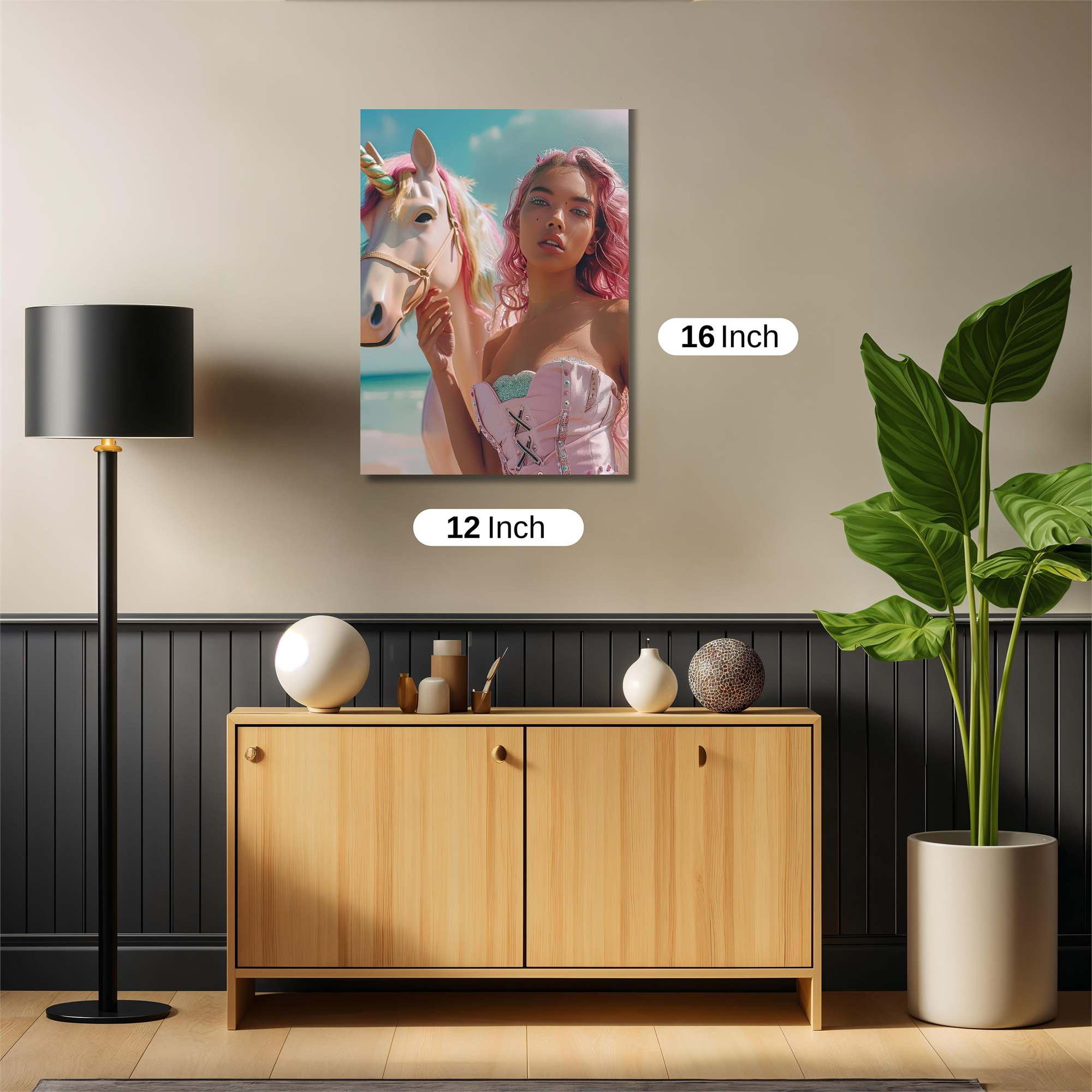 Unicorn Whimsy Safe Wall Magnetic / M