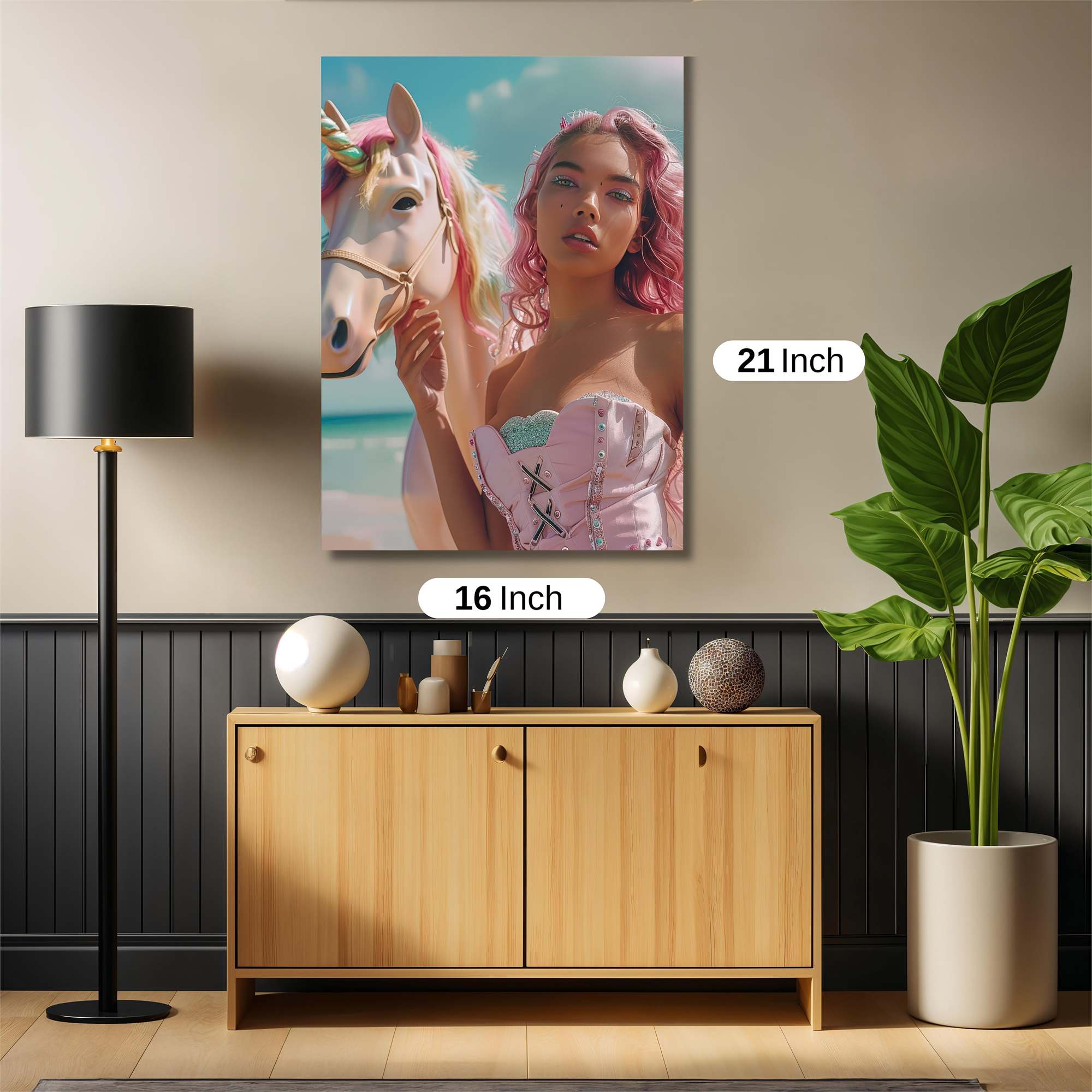 Unicorn Whimsy Safe Wall Magnetic / M