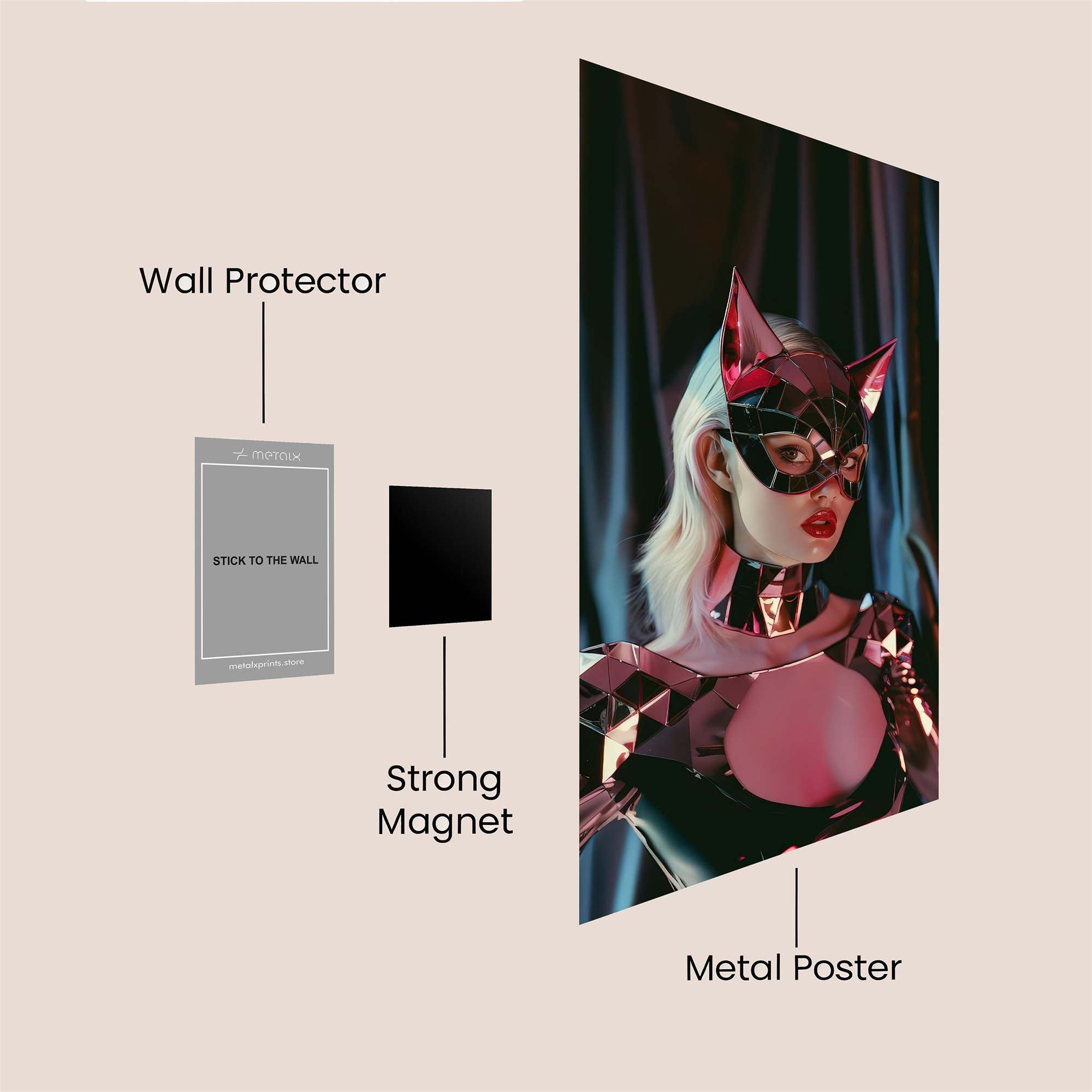 Catwoman Enigma Safe Wall Magnetic / M