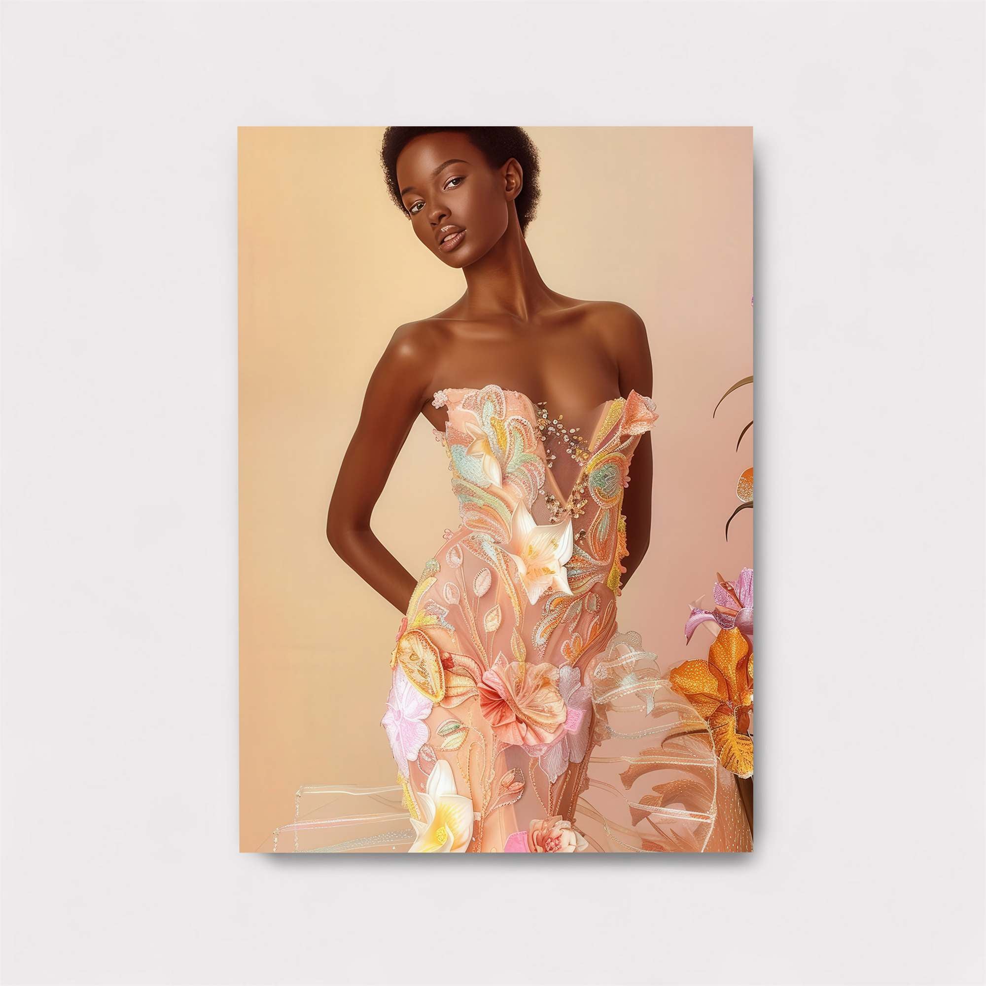 Floral Elegance Safe Wall Magnetic / M