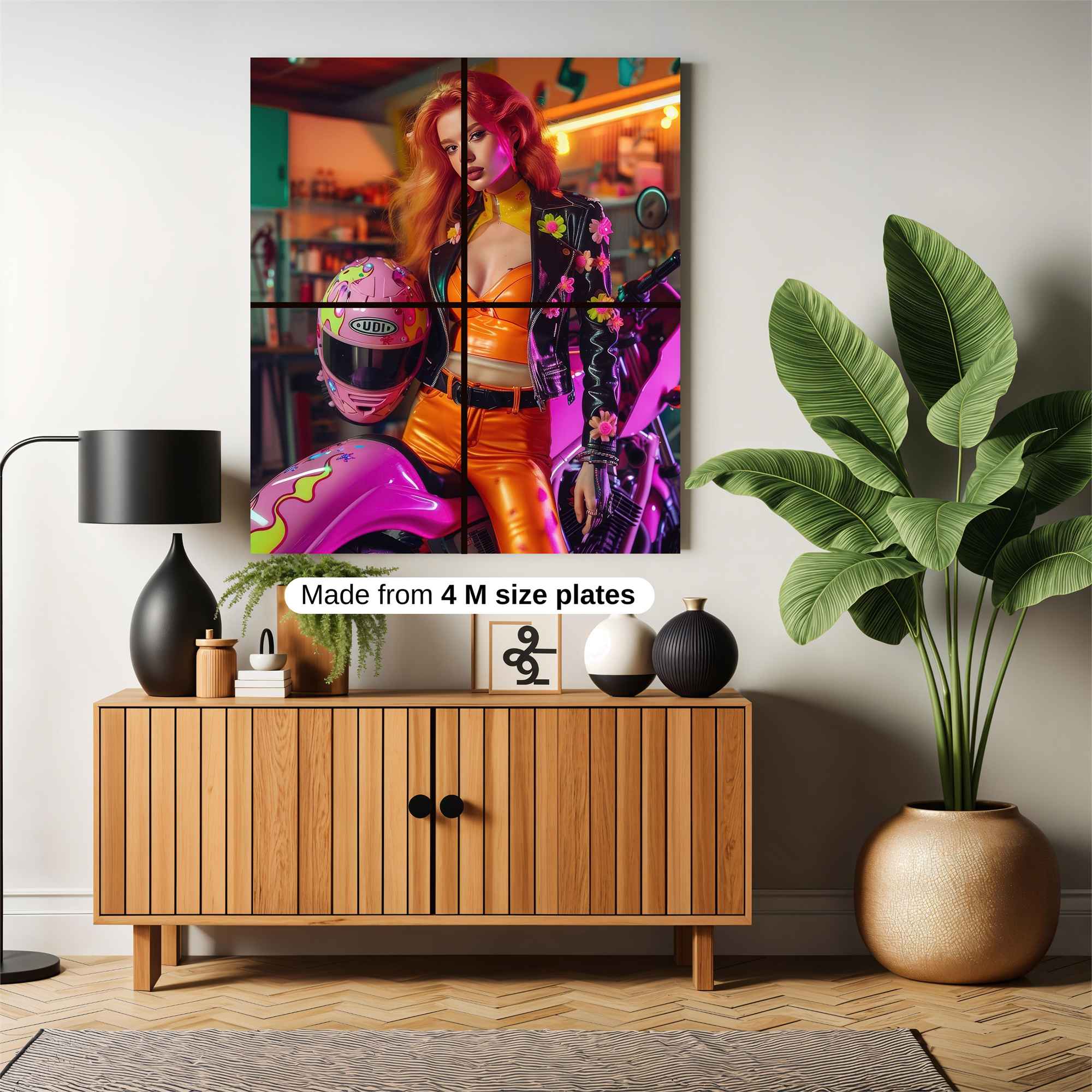Neon Rebel Safe Wall Magnetic / M