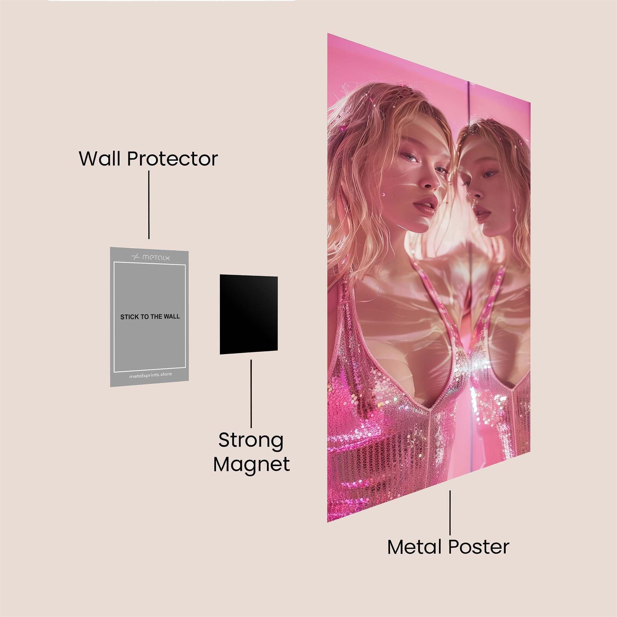 Neon Dream Safe Wall Magnetic / M