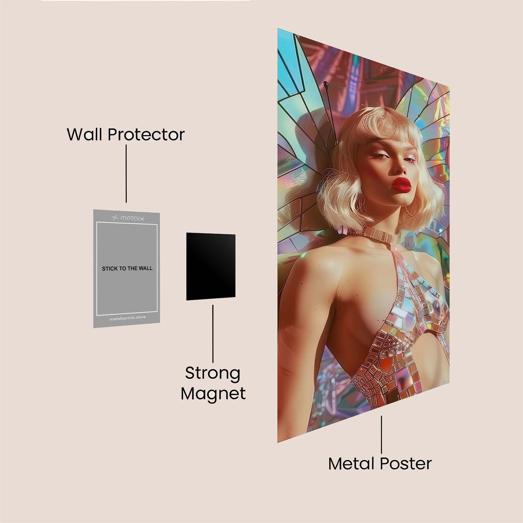 Fairy Enchantment Safe Wall Magnetic / M