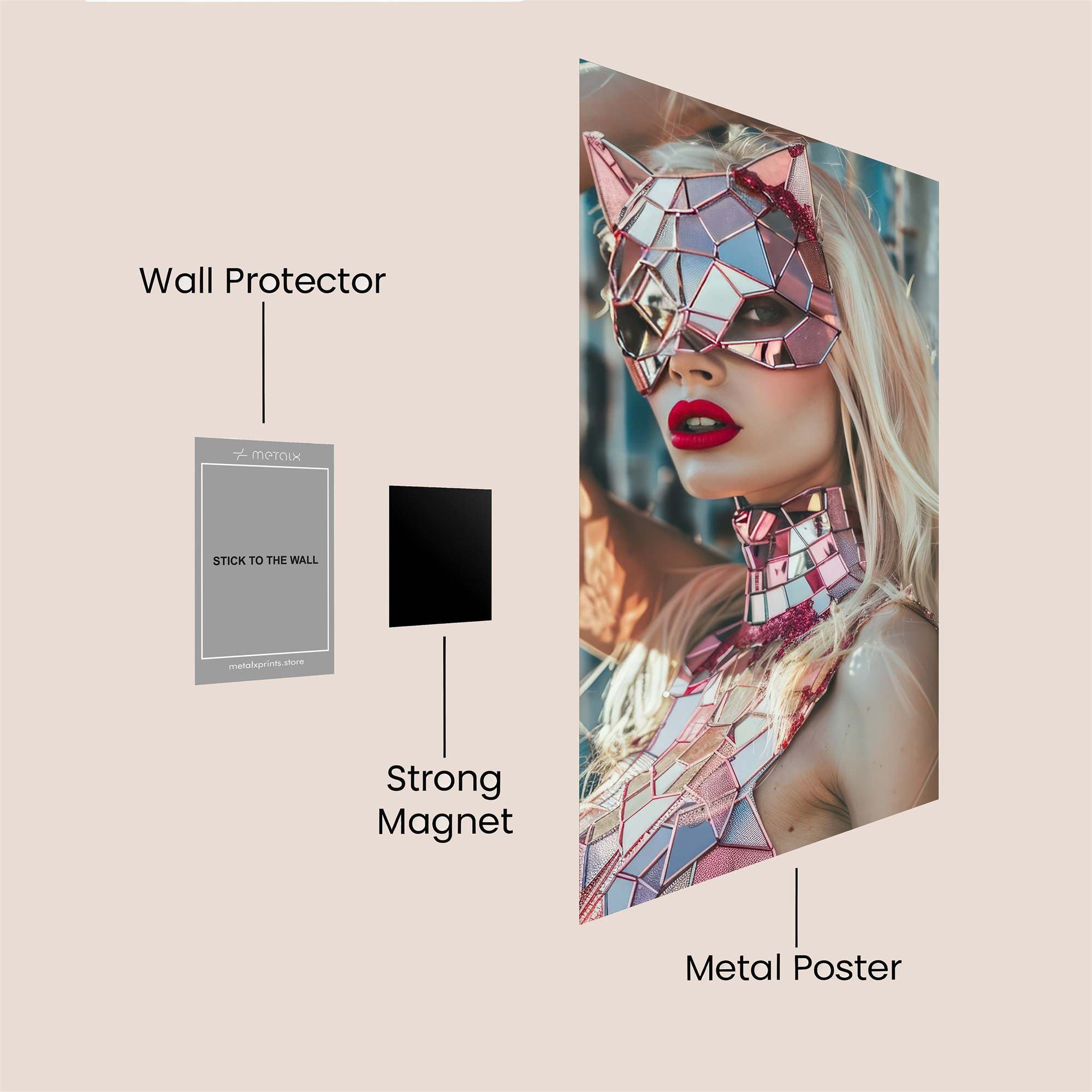 Mirror Enigma Safe Wall Magnetic / M