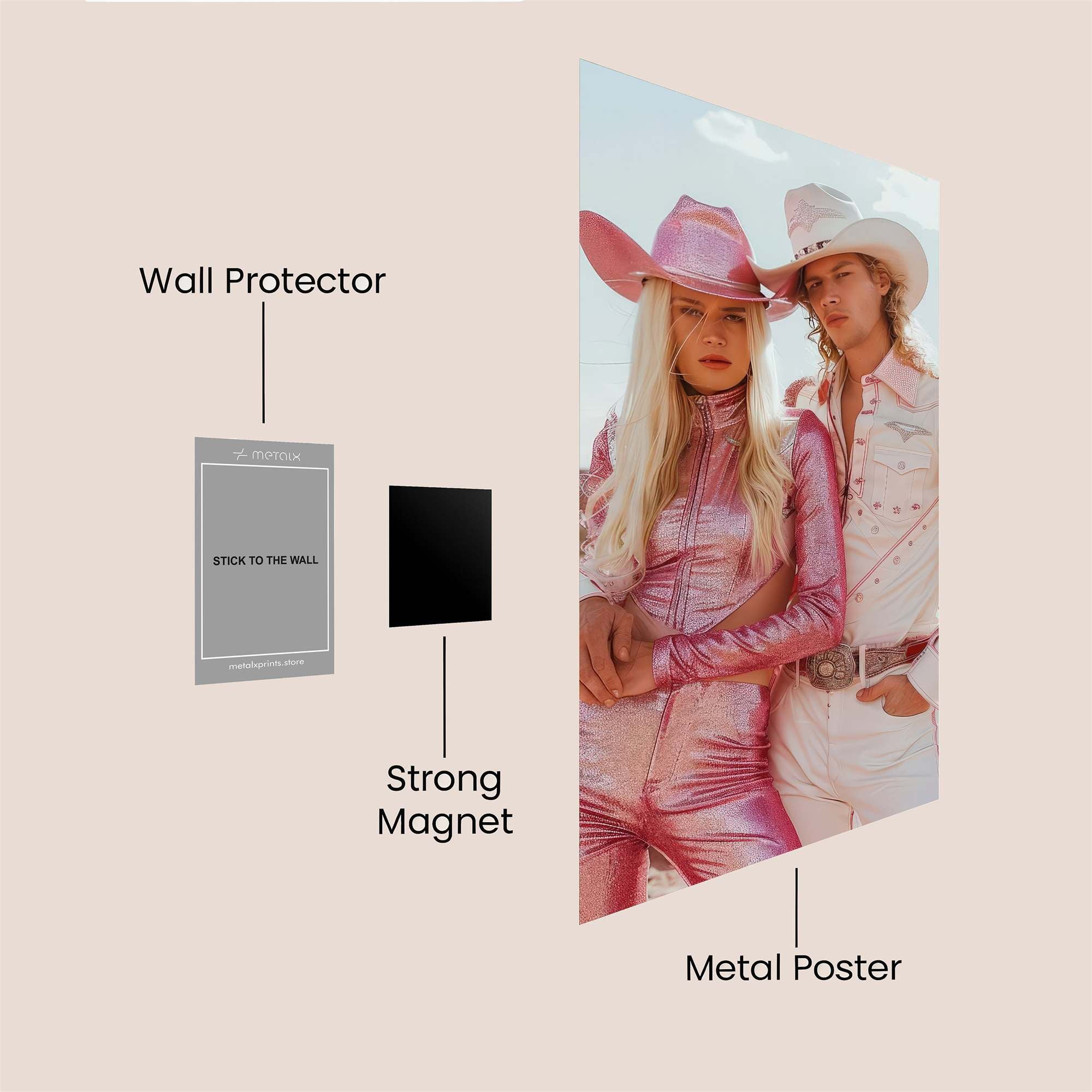 Cowboy Radiance Safe Wall Magnetic / M