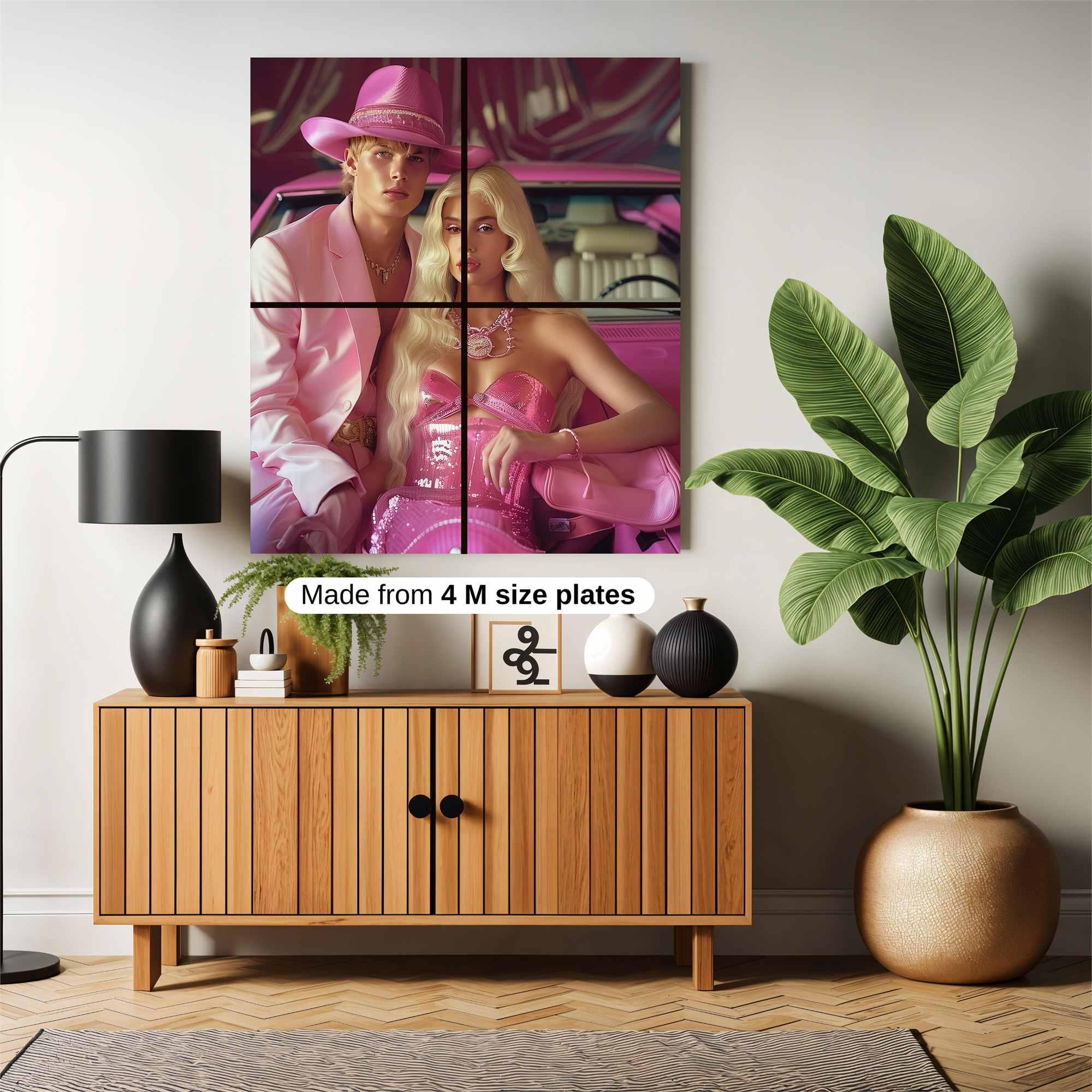 Pink Extravaganza Safe Wall Magnetic / M