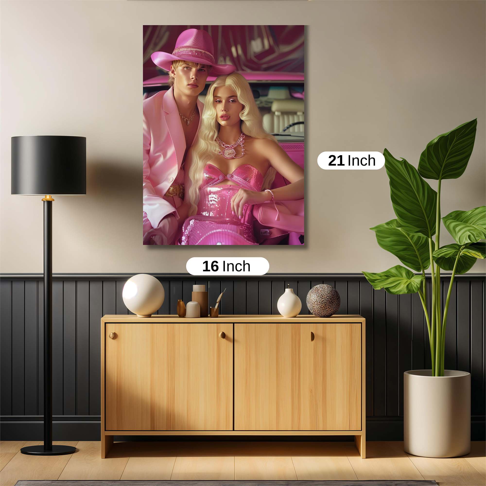 Pink Extravaganza Safe Wall Magnetic / M