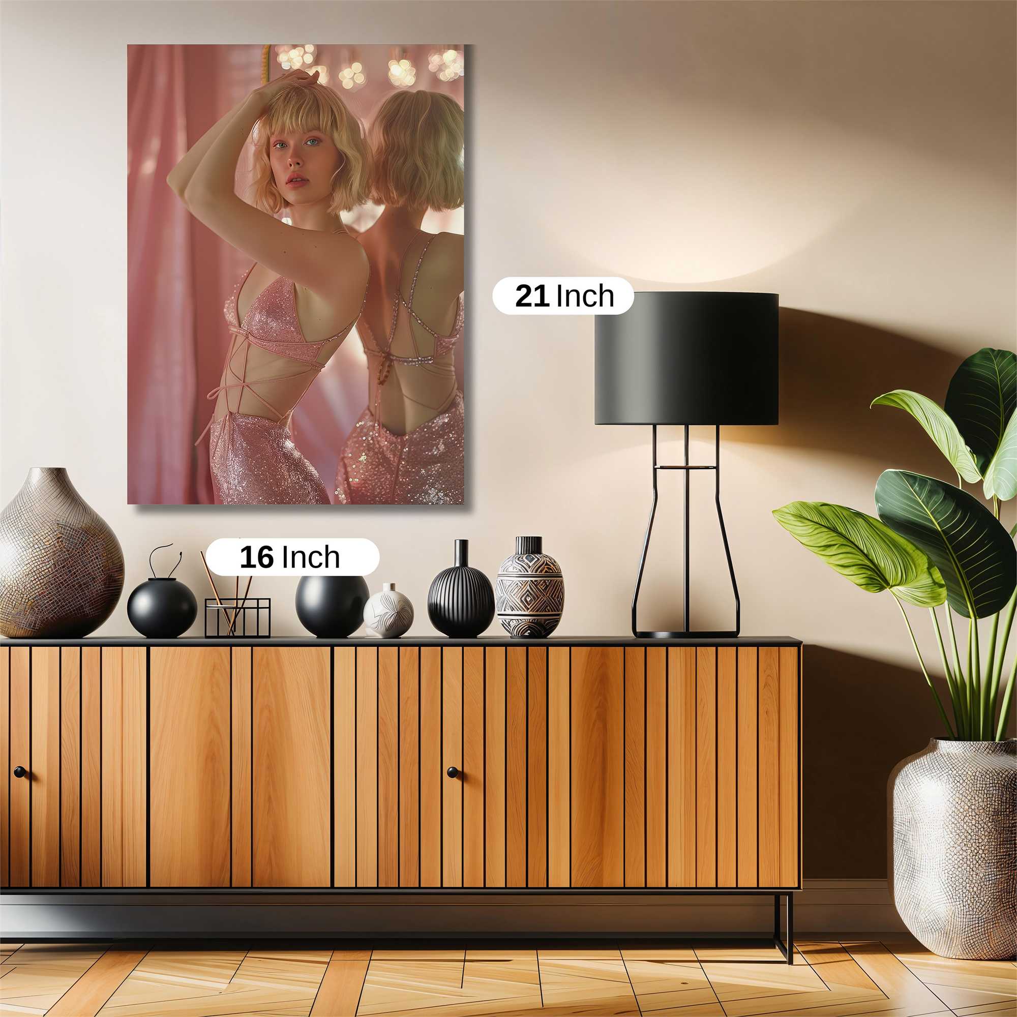 Glitter Glamour Safe Wall Magnetic / M