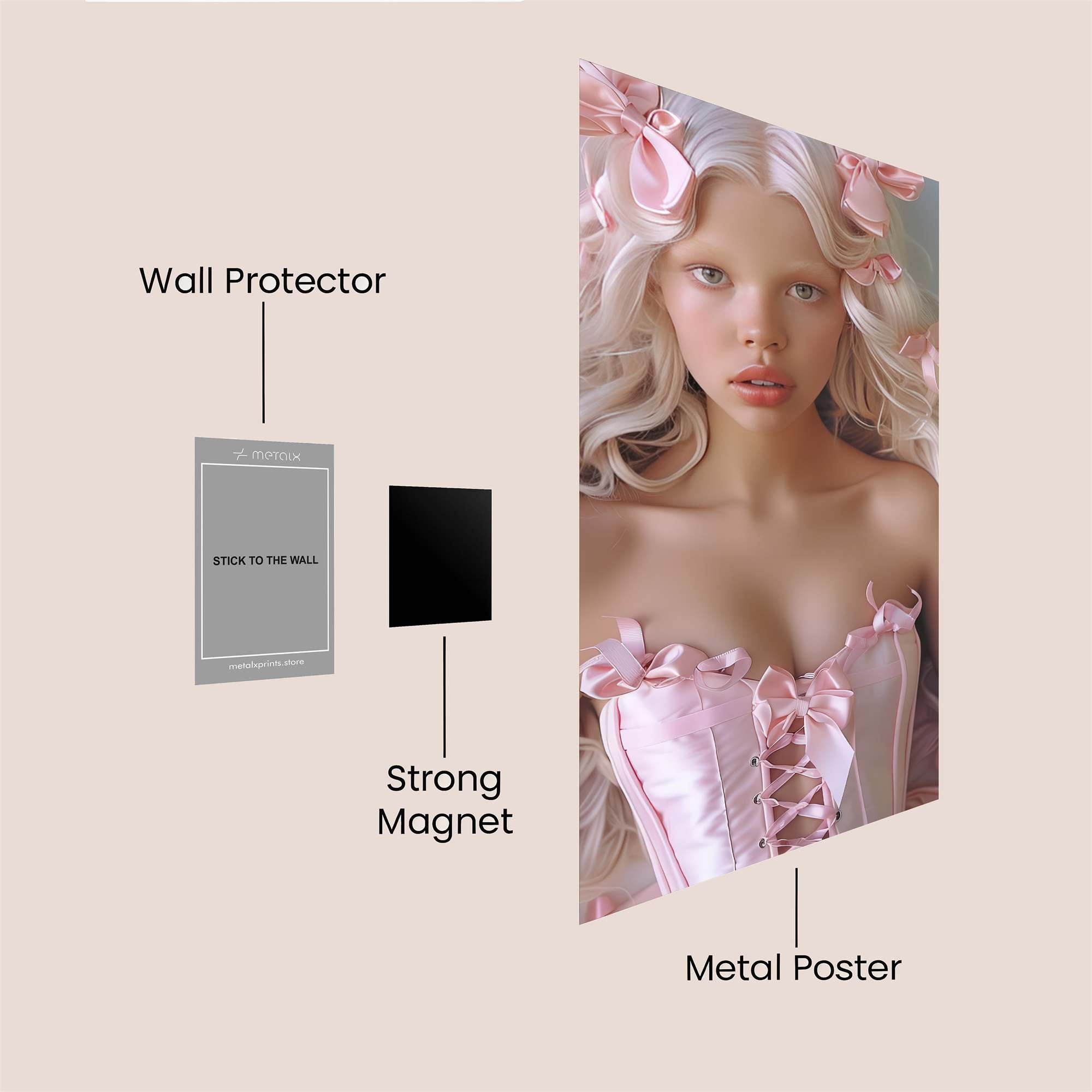 Blonde Enchantment Safe Wall Magnetic / M