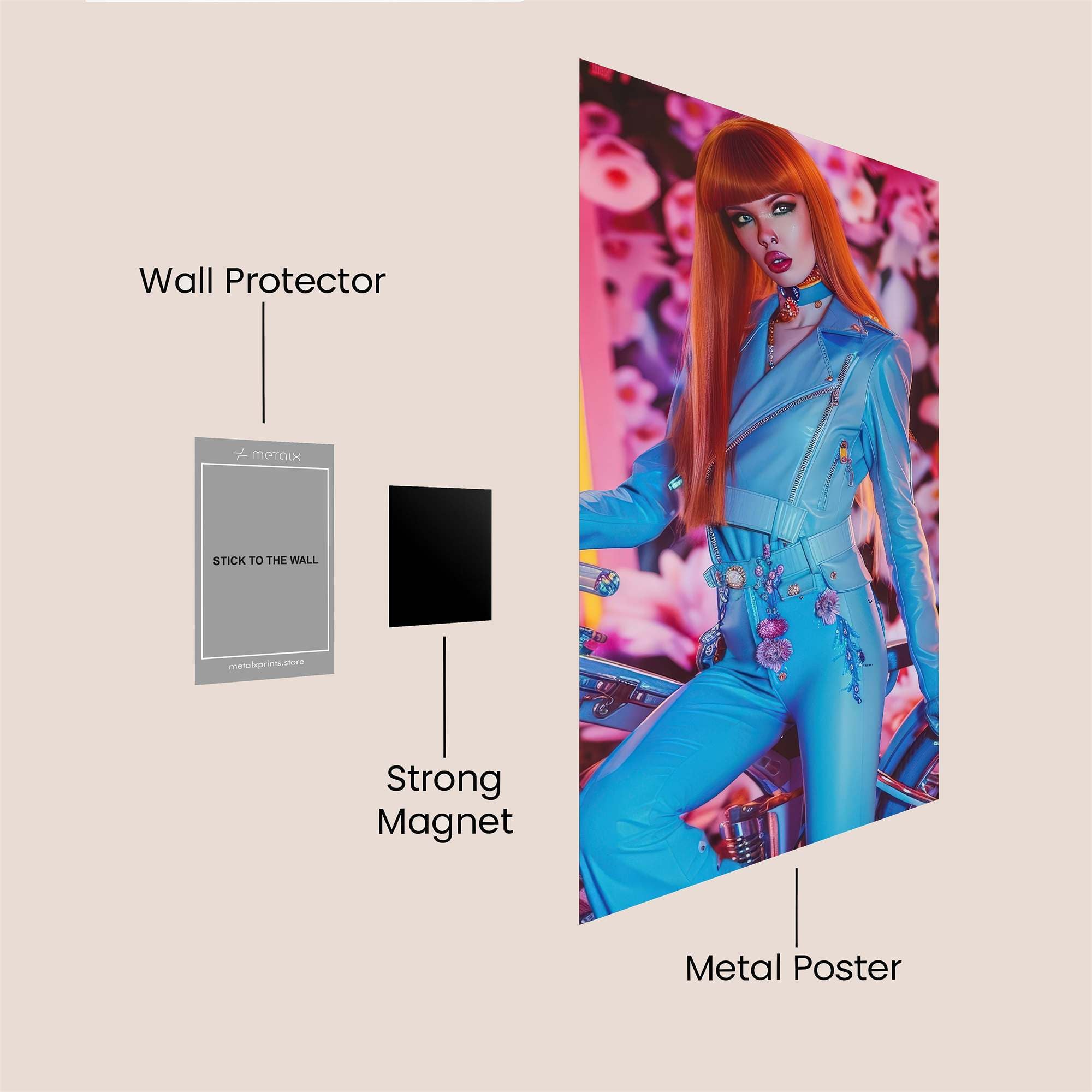Neon Dream Safe Wall Magnetic / M