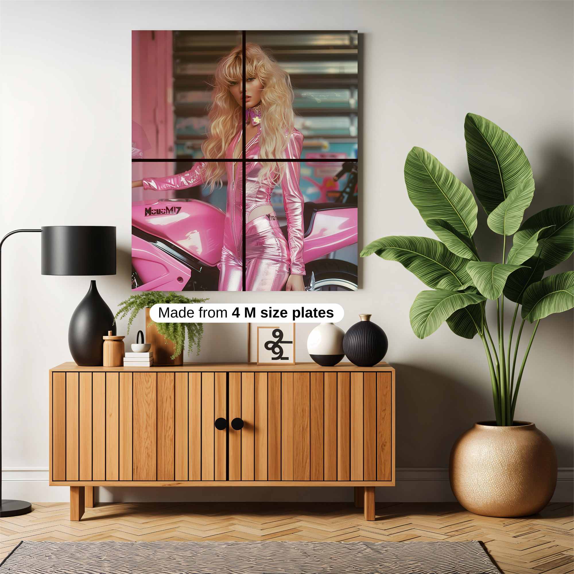 Biker Glam Safe Wall Magnetic / M