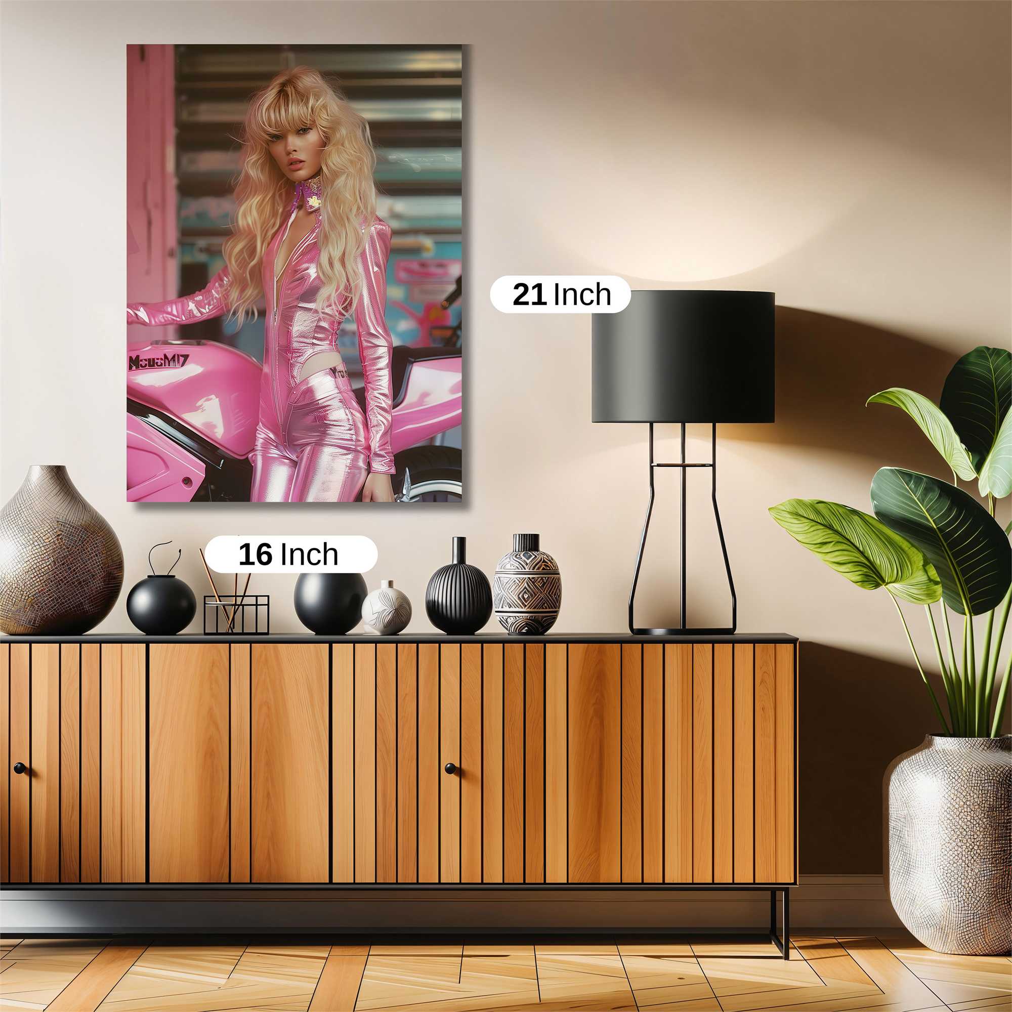 Biker Glam Safe Wall Magnetic / M