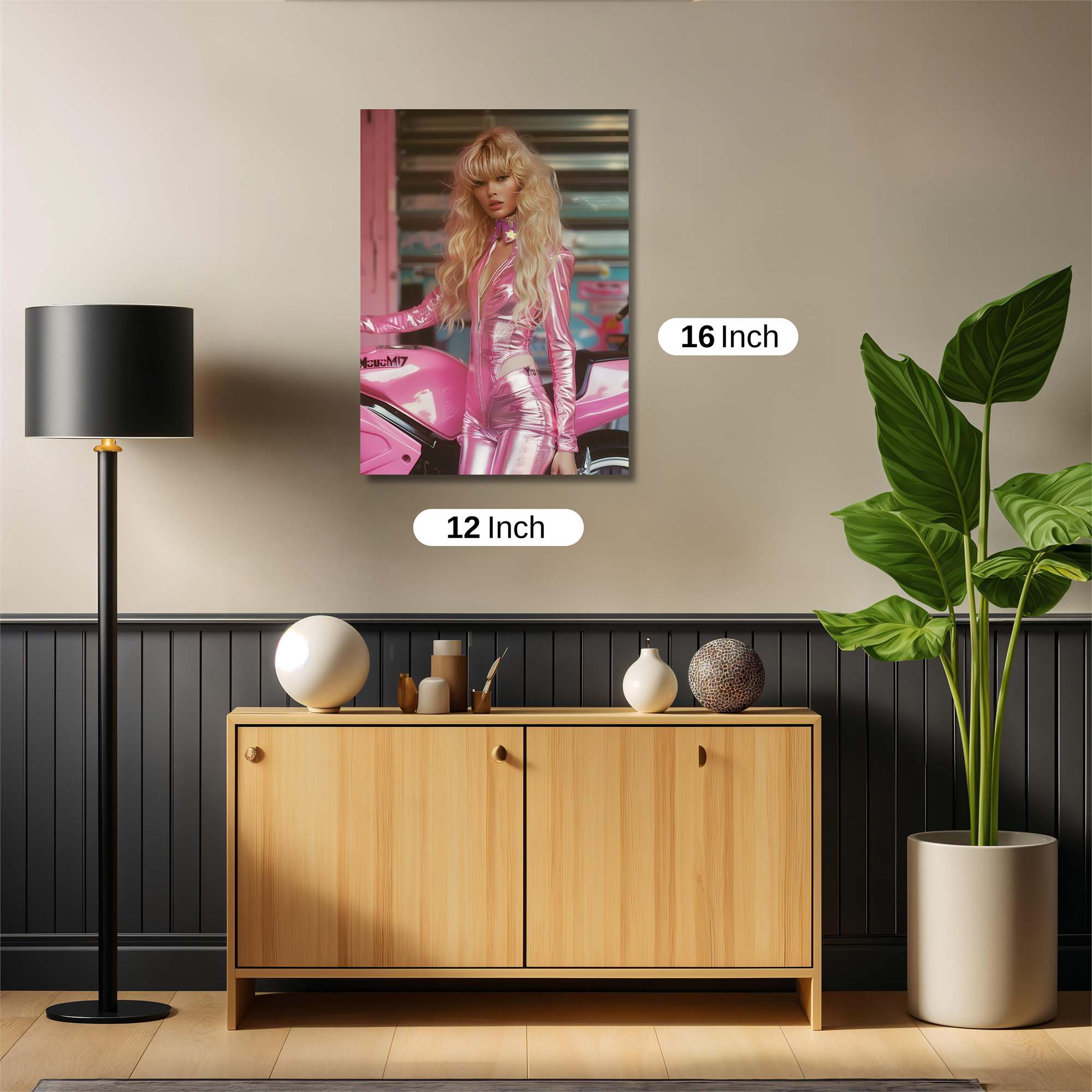 Biker Glam Safe Wall Magnetic / M